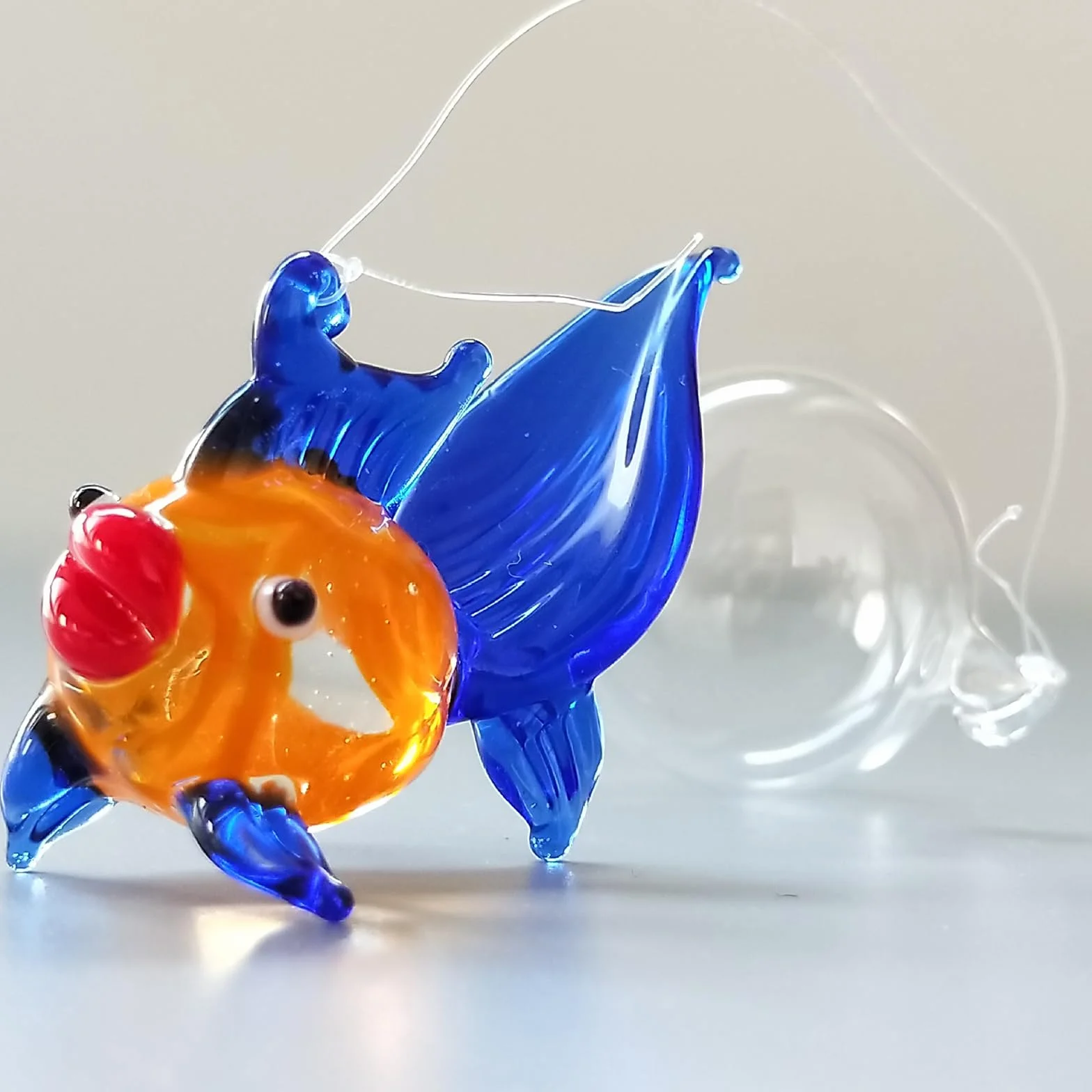 Lot de 6 boules flottantes en verre coloré pour aquarium