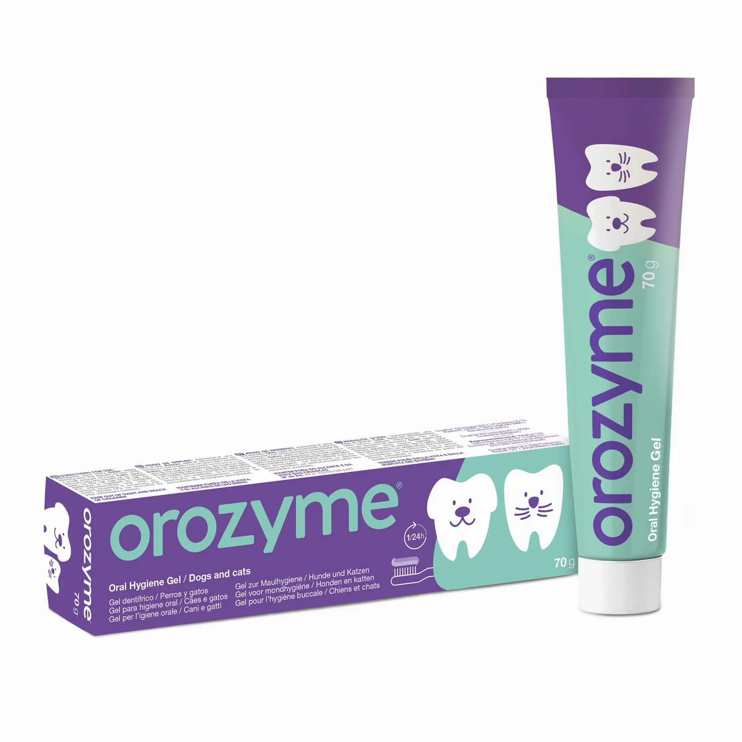 Gel buccodentaire Orozyme | Chiens & Chats | 2 x 70 g