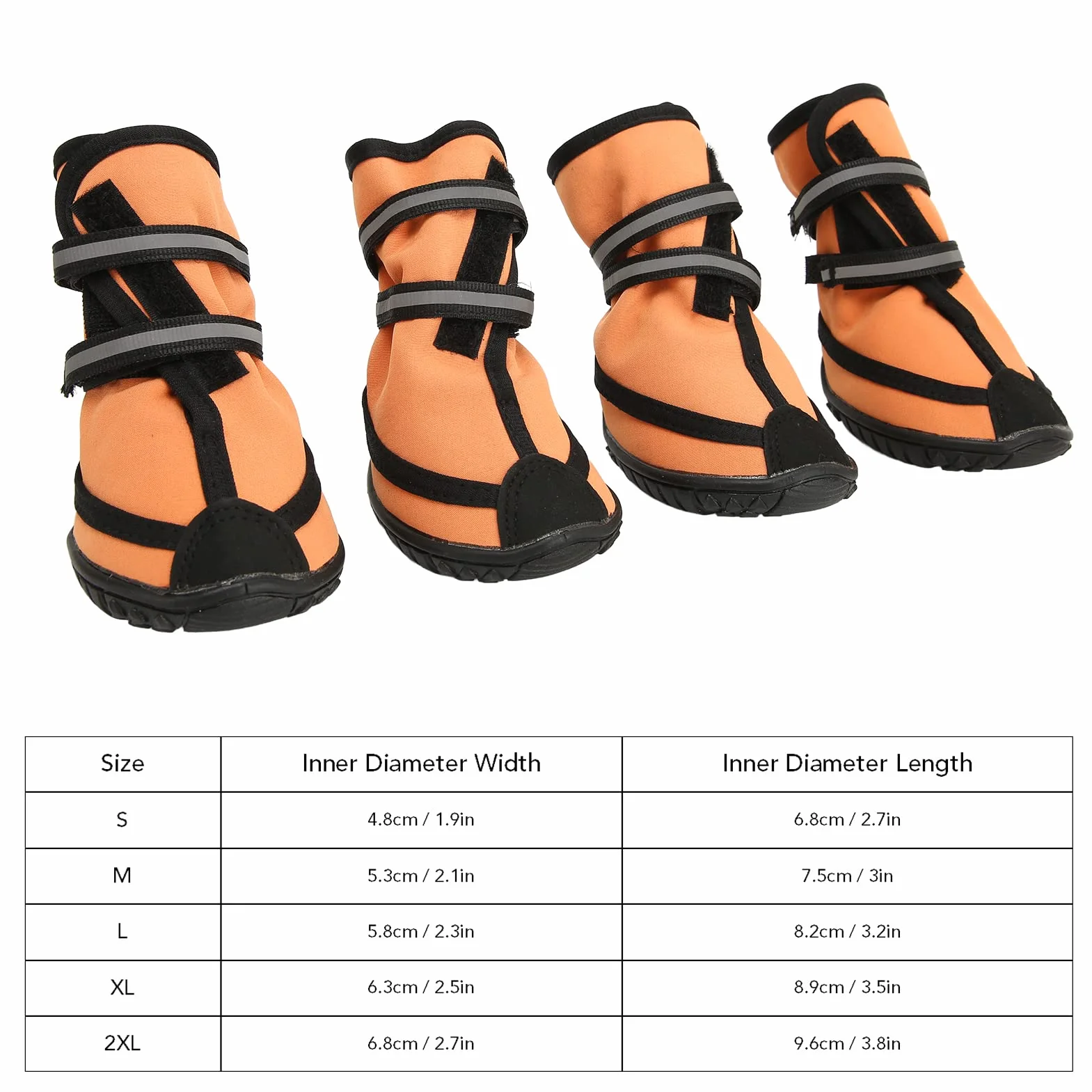 TITA-DONG Chaussures pour Chien Protège-Pattes, Bottes Respirantes Antidérapantes Semelle en Caoutchouc XL