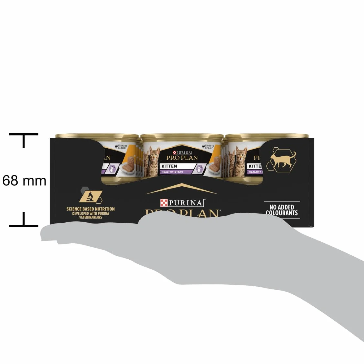 Pro Plan JUNIOR Mousse riche en Poulet 85g Boites repas pour Chaton Lot de 24