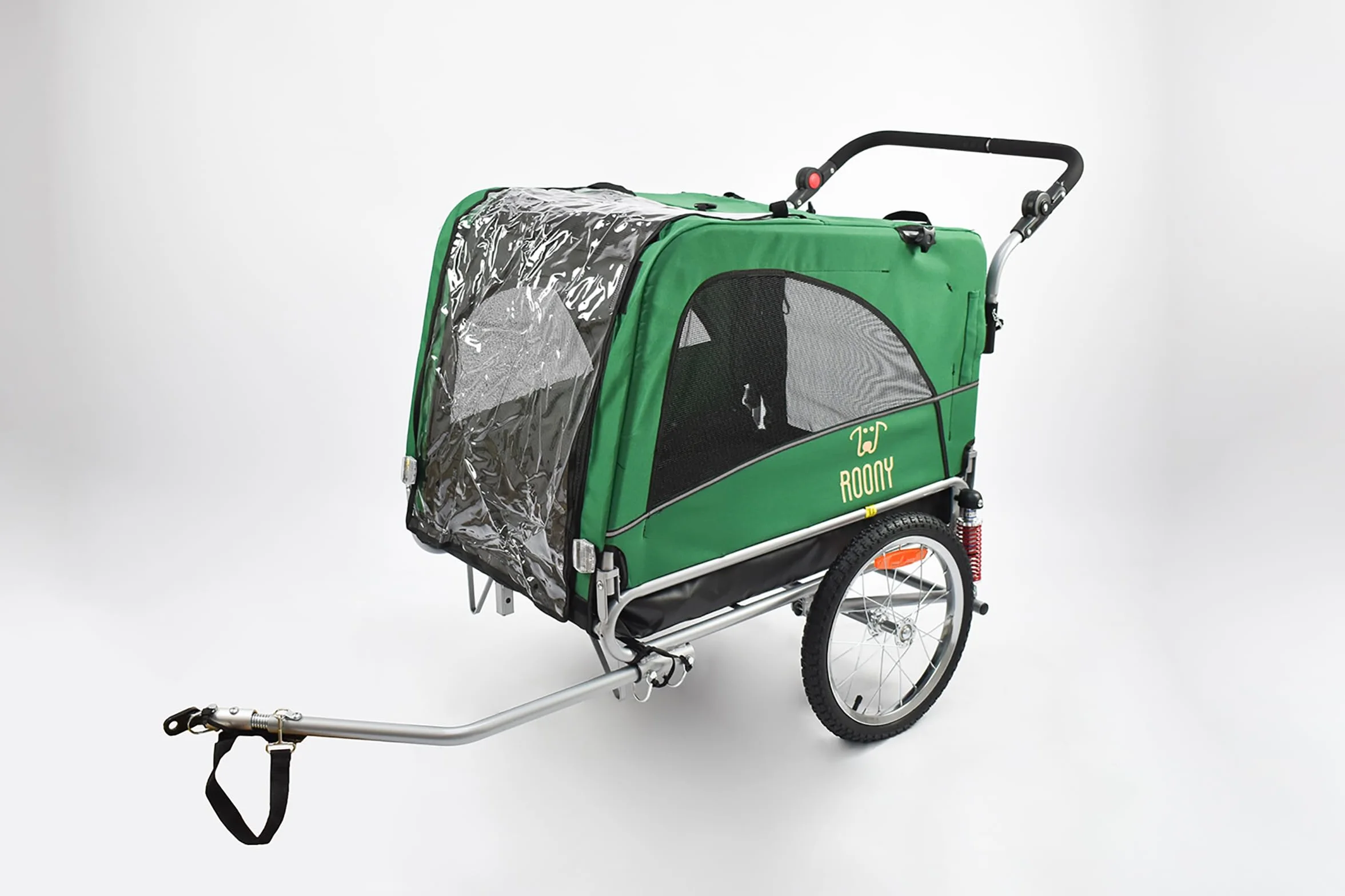 Remorque à vélo 2en1 pour Chien XL avec Suspension