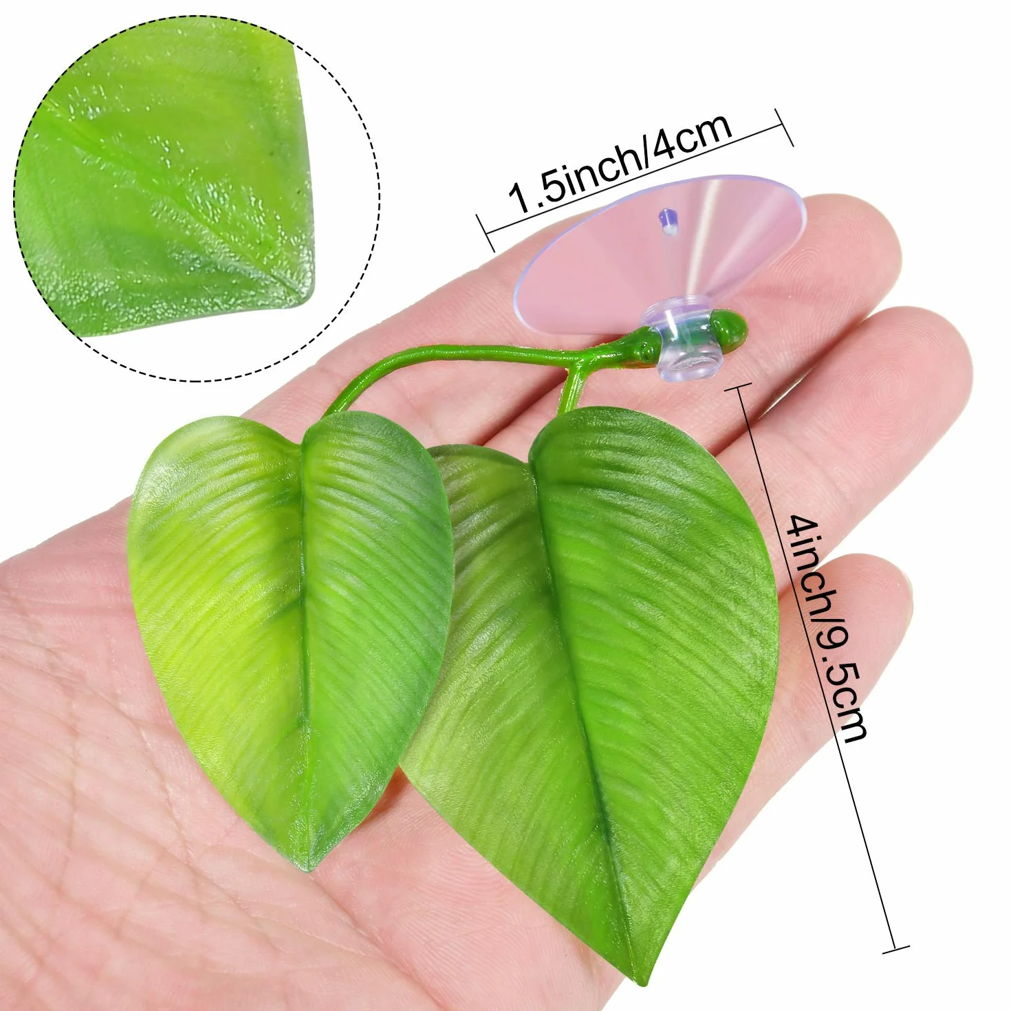 Hamac Feuille de Lit Betta pour Poisson Betta, Spot de Repos Léger et Réaliste, Sans BPA, Double Feuille