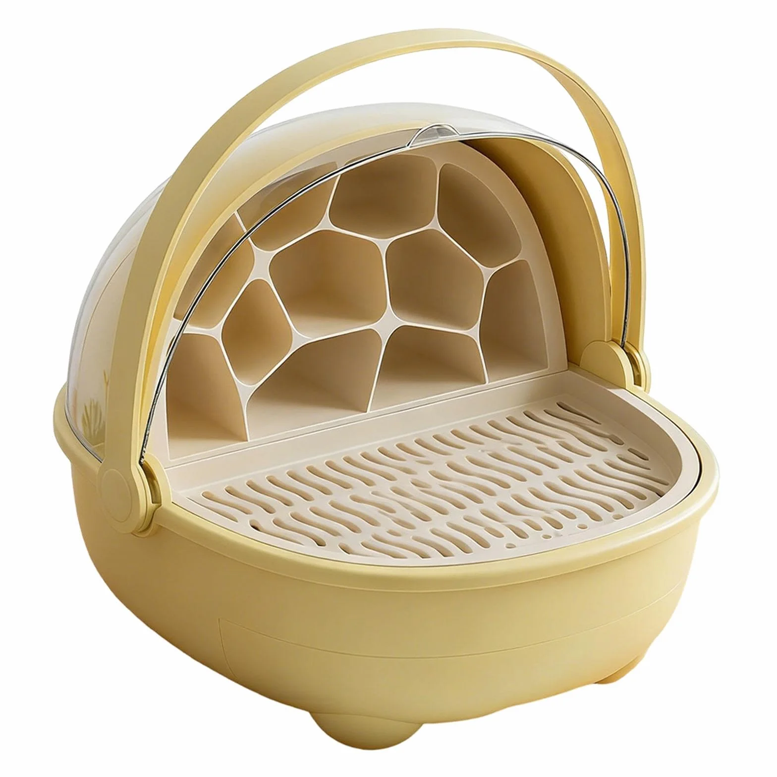 F Fityle Boîte d'élevage pour vers à soie, Cage d'incubation pour geckos, Jaune