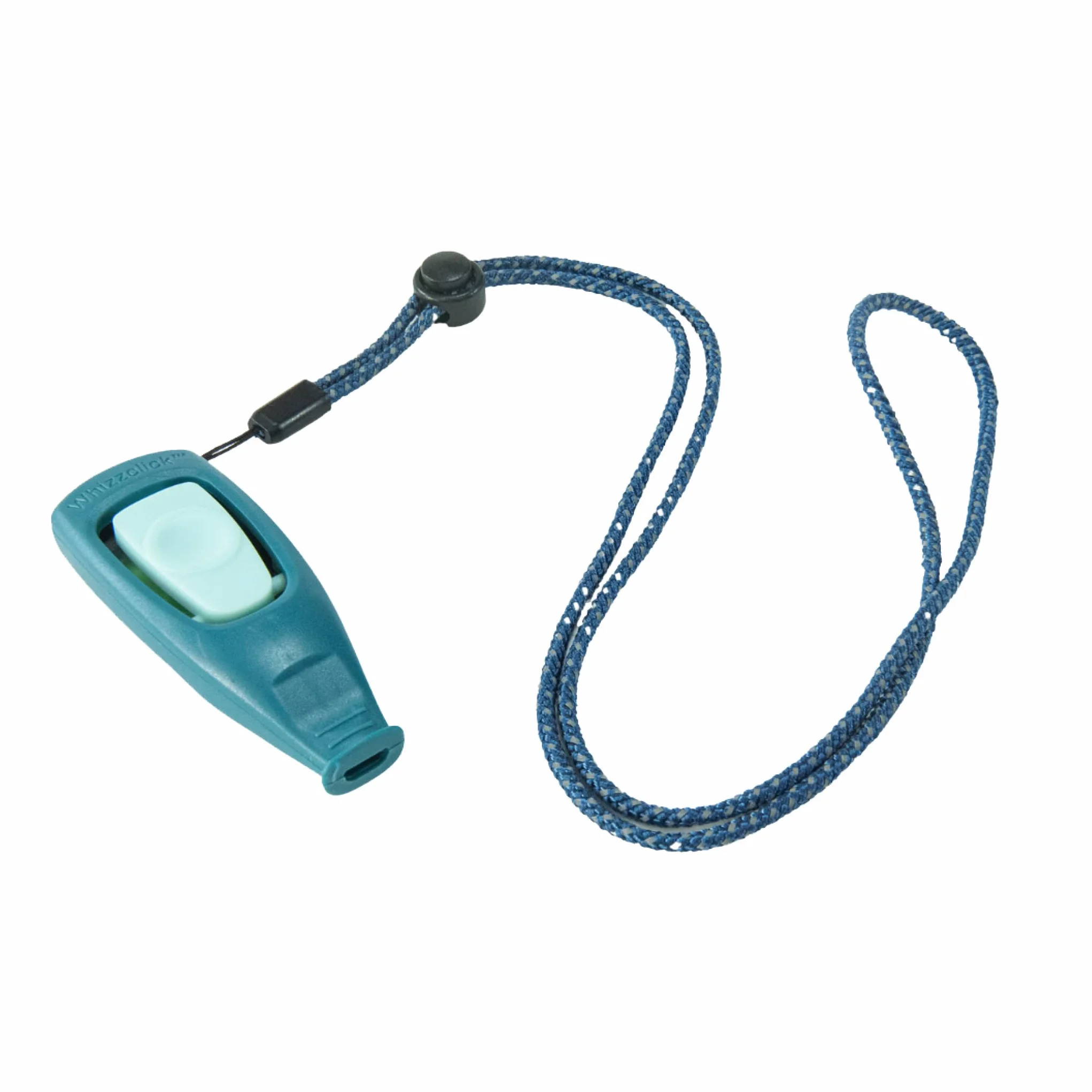 Sifflet et clicker combinés 2-en-1 pour chien, éducation rappel et récompense, cordon réglable réfléchissant