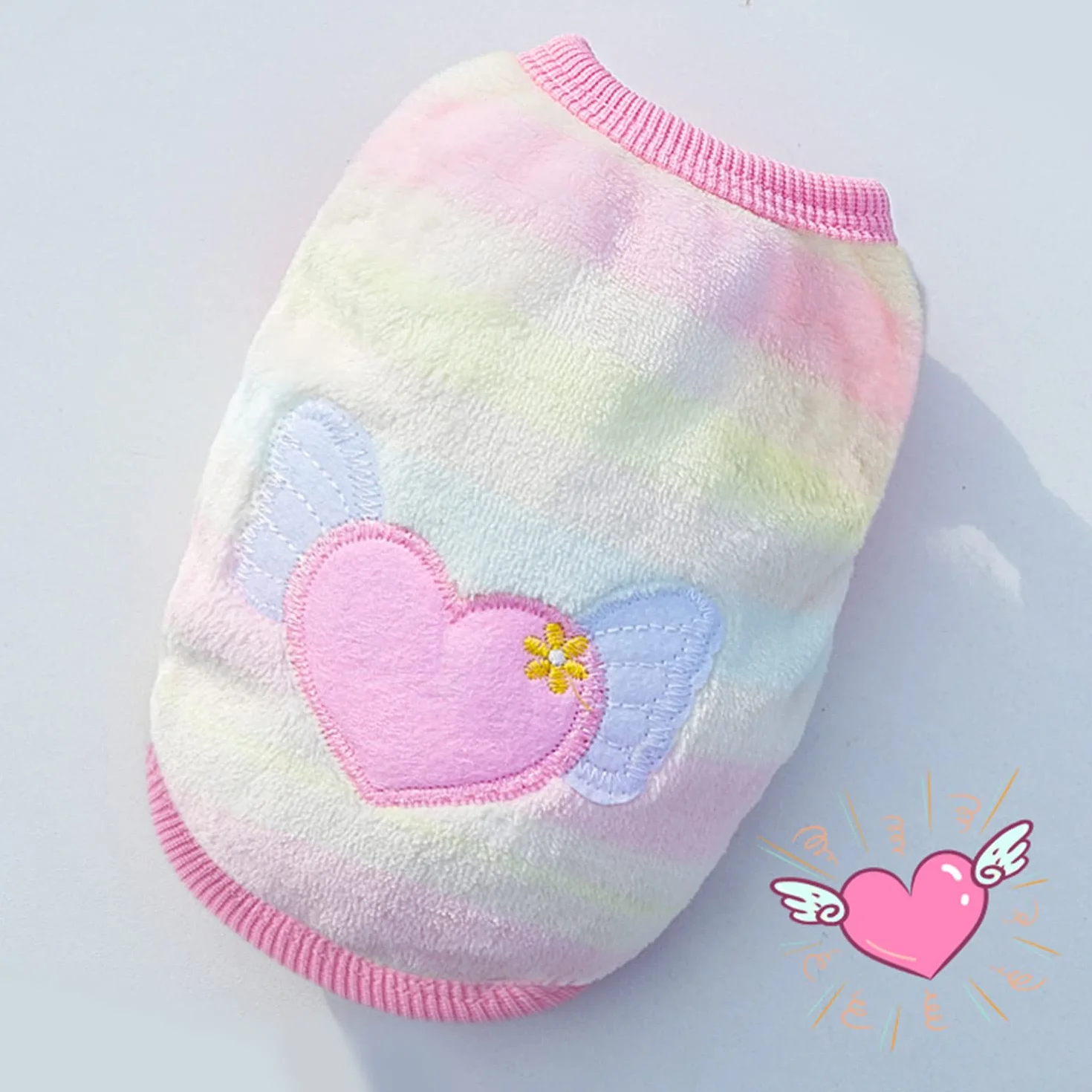 Vêtements Chauds pour Petits Animaux Lot de 2 Gilets T-Shirts pour Chiots Chaton Furet Lapin