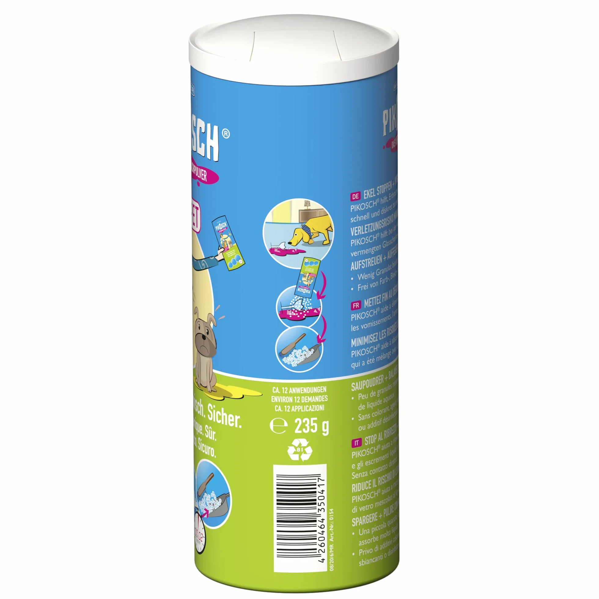 Pet nettoyant spécial - absorbeur de liquide - poudre de vomi pour élimination urine excréments animal
