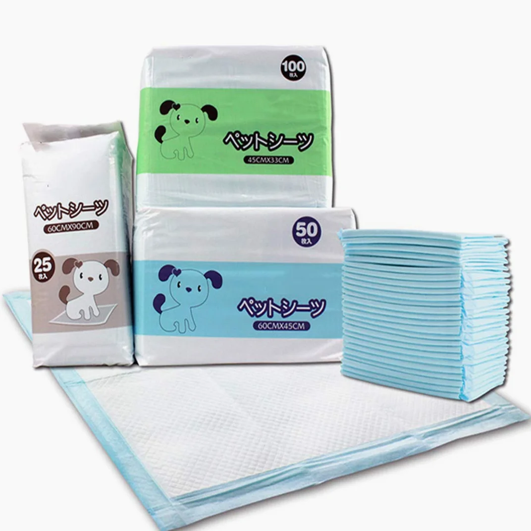 Tapis de Dressage pour Animaux de Compagnie Tapis de Dressage pour Chiots Jetables Tapis de Pipi pour Chien D'absorption d'eau de 100 Feuilles
