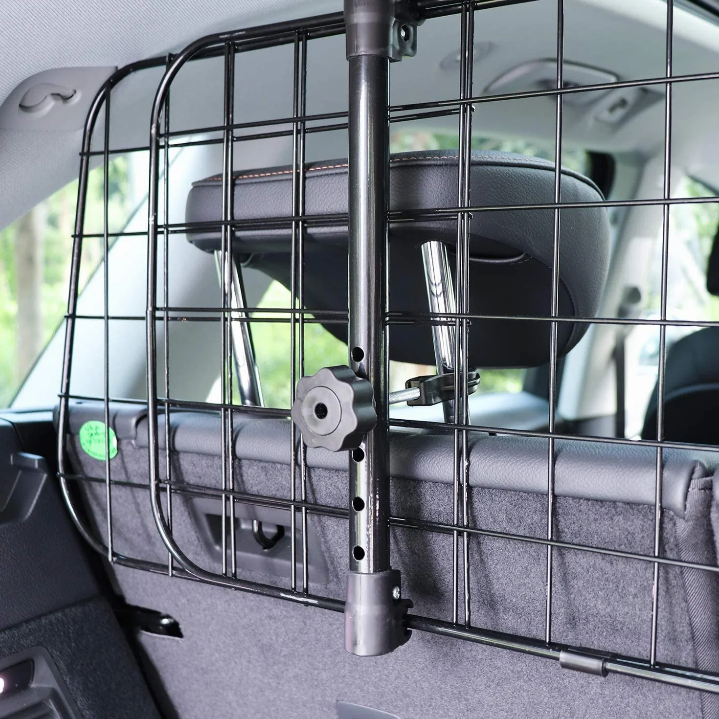 Nobleza Barrière de Voiture pour Animaux Domestiques, Barrière de Sécurité Universelle Extensible pour Chien, 96-145x30cm