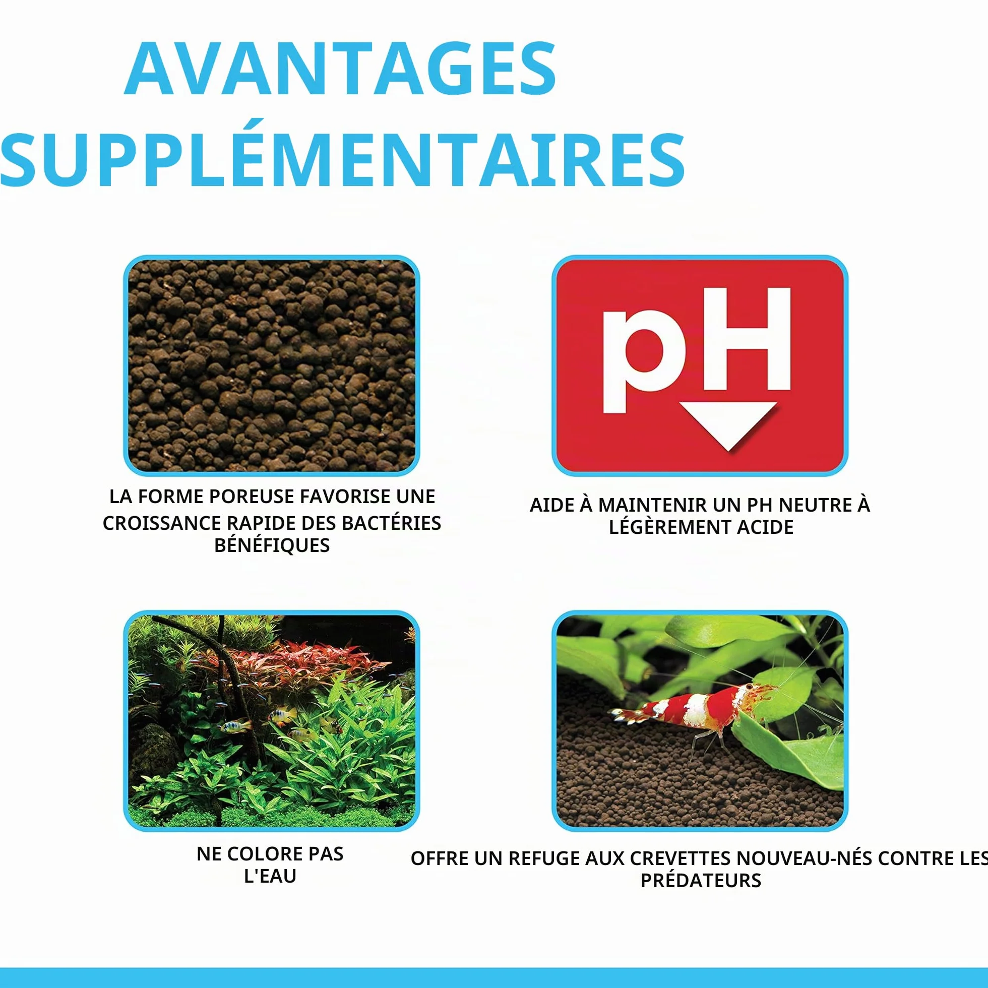 Fluval Substrat pour aquarium Plant & Shrimp Stratum, 4 kg