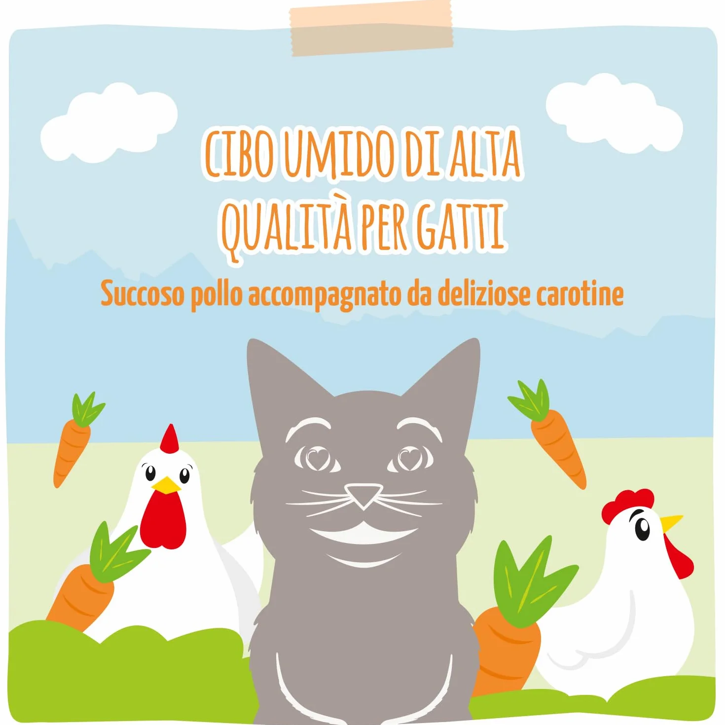 MjAMjAM nourriture humide pour chats poulet carottes 6 x 200 g sans céréales