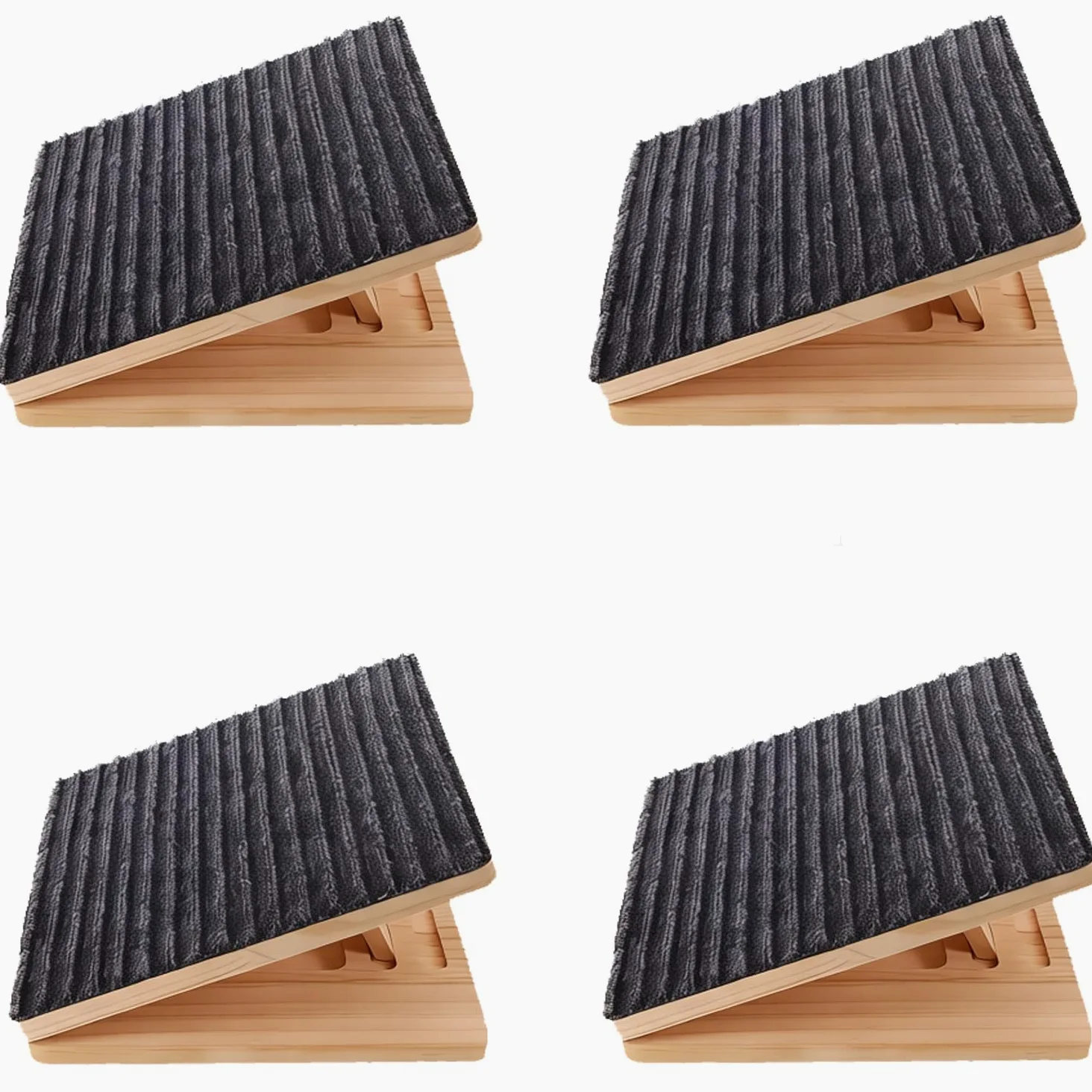 Rampes pour Chien en Bois avec Surface Antidérapante en Tapis – Rampes Inclinées Basses pour Petits Chiens, Idéales pour Les Escaliers, Marches et comme Soutien pour Animaux Blessés ou Âgés (3)