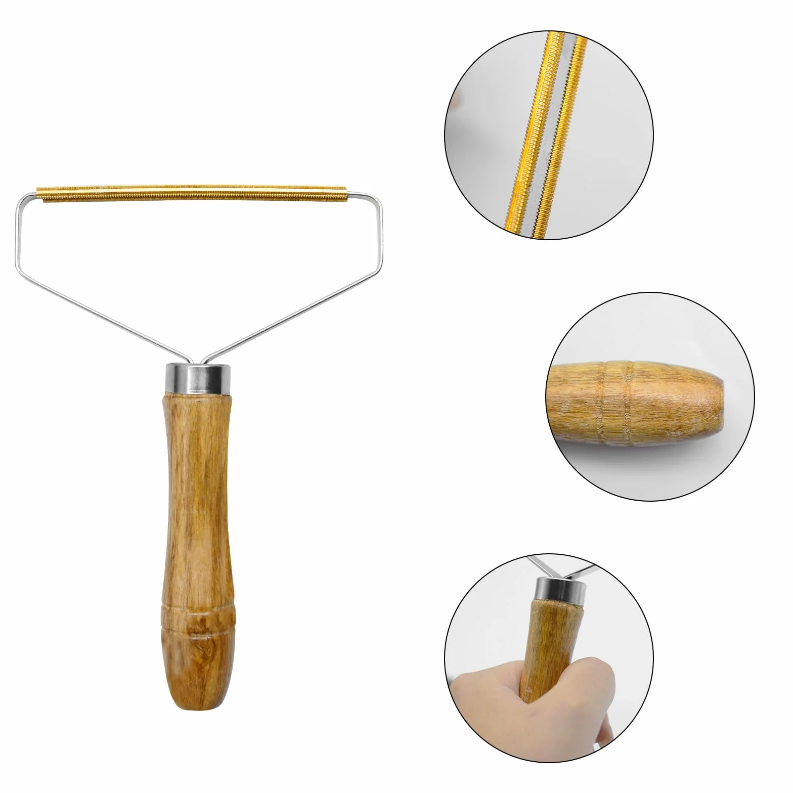 Pumuky Manual Pile Razor 2pcs Ramasse Poils Coupe Brosse Anti Poils Chien Chat Animaux Portable Lint Remover