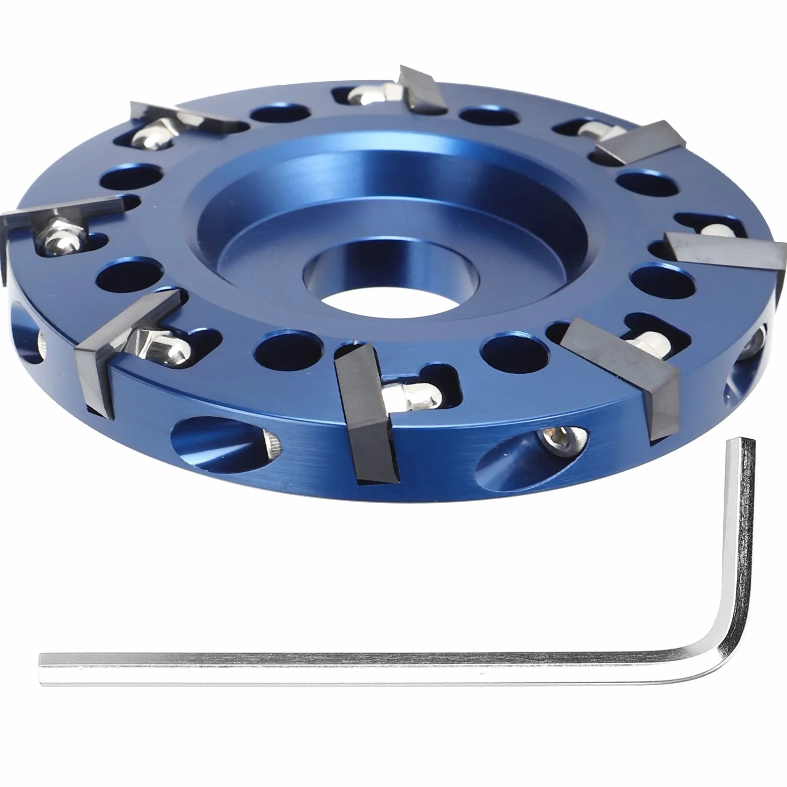 KIMISS Disque de de Sabot de Bétail en Alliage d'aluminium à 8 Lames pour Meuleuse d'angle – Outil de de Sabot de Vache Efficace avec Lames à 2 Côtés et Dissipation Thermique Améliorée
