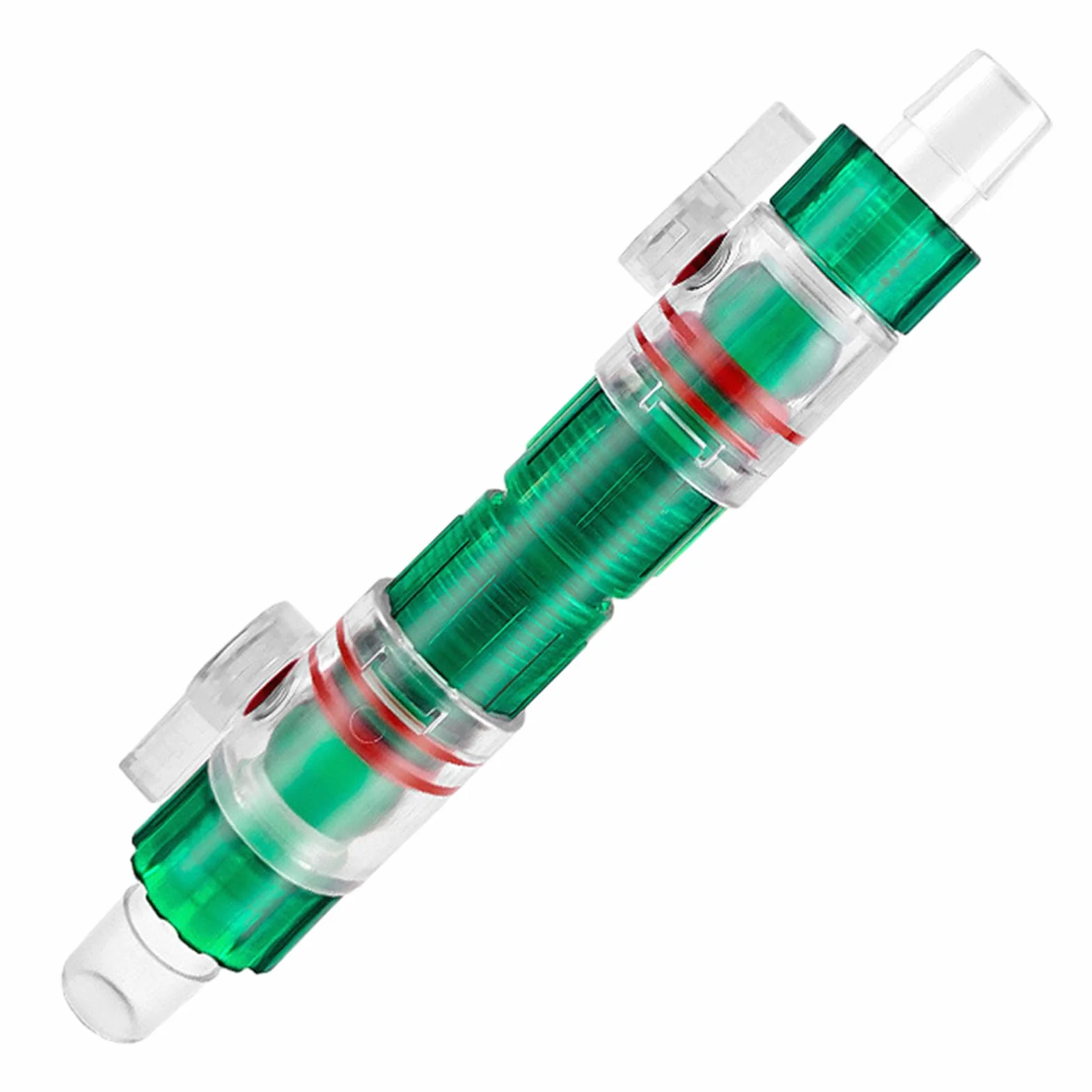 Aquarium de soupape à double robinet - Connecteur de tuyau de tuyau de poisson à poisson | Vanne de soupape Release rapide Pompe à air Vannes de commande d'écoulement d'aquarium pour le sel d'eau fraî