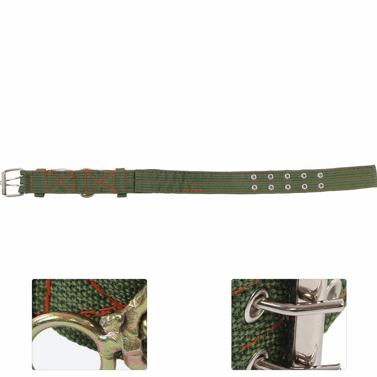 Zerodis Collier de Chèvre de Vache avec Boucle Tournante, Toile et Matériau Métallique, Doux et Confortable pour Les Moutons (S)