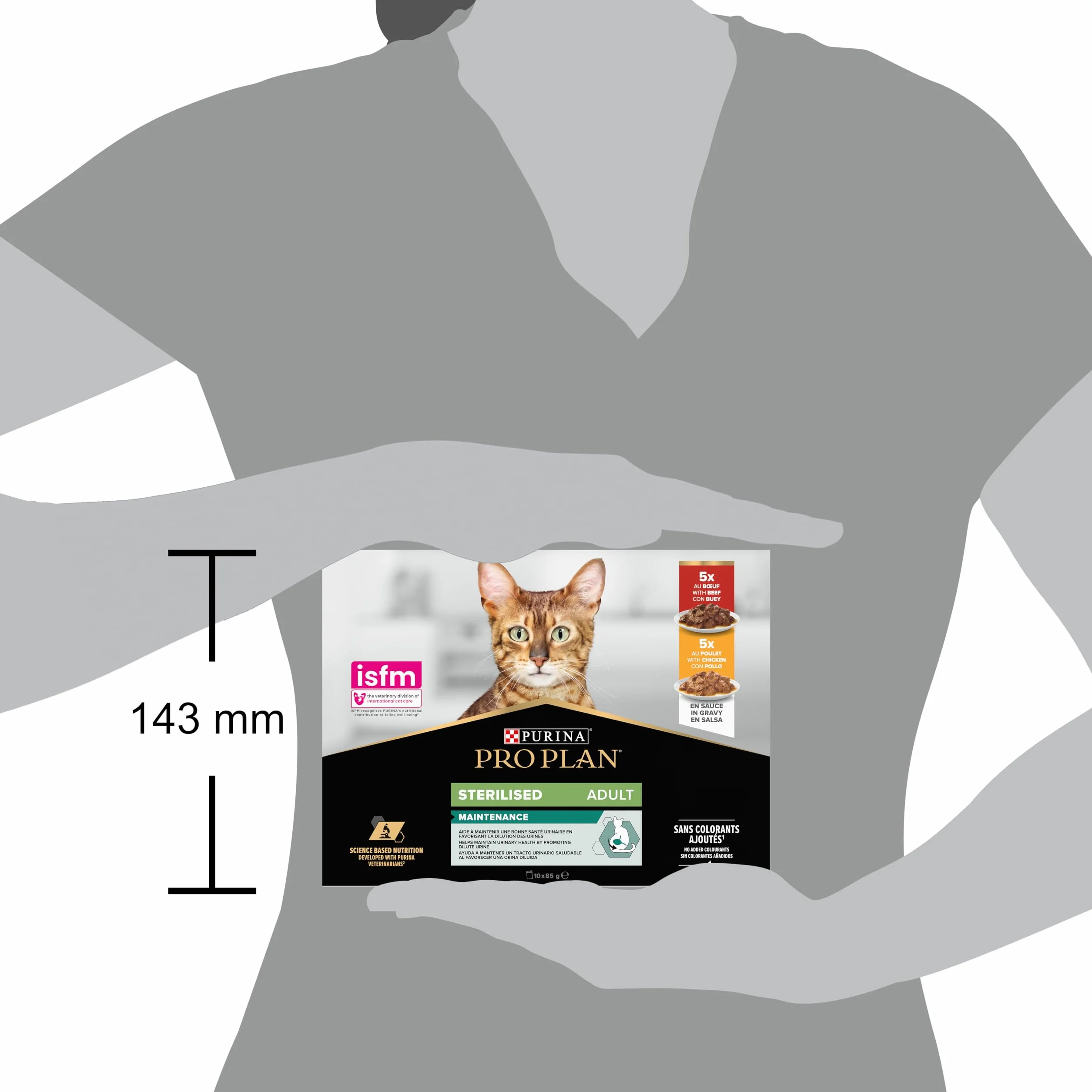 Pro Plan Adulte Stérilisé Boeuf Poulet 10x85g
