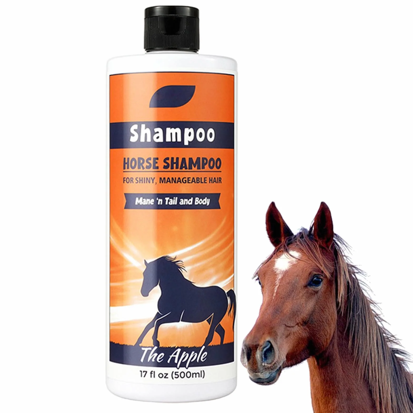 Shampooing pour crinière et queue de cheval 500 ML - Nettoyant nourrissant pour manteau
