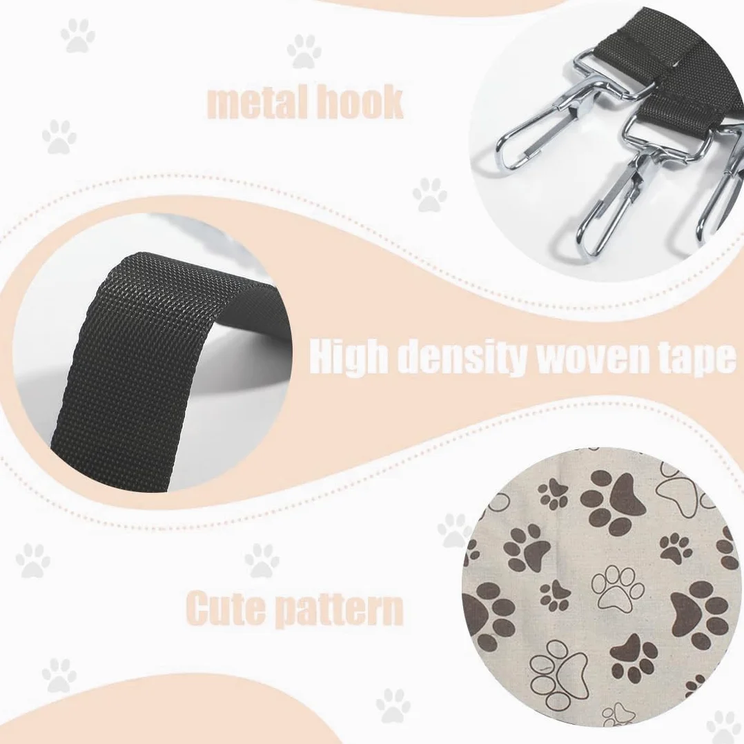 GXGM 1 Pièces Hamac Chat fenetre, Hamac pour Chat en Toile Suspendu pour Chat, Hamac pour Animaux de Compagnie, Doux et Respirant, Convient pour Les Chats, Chiens, Lapins