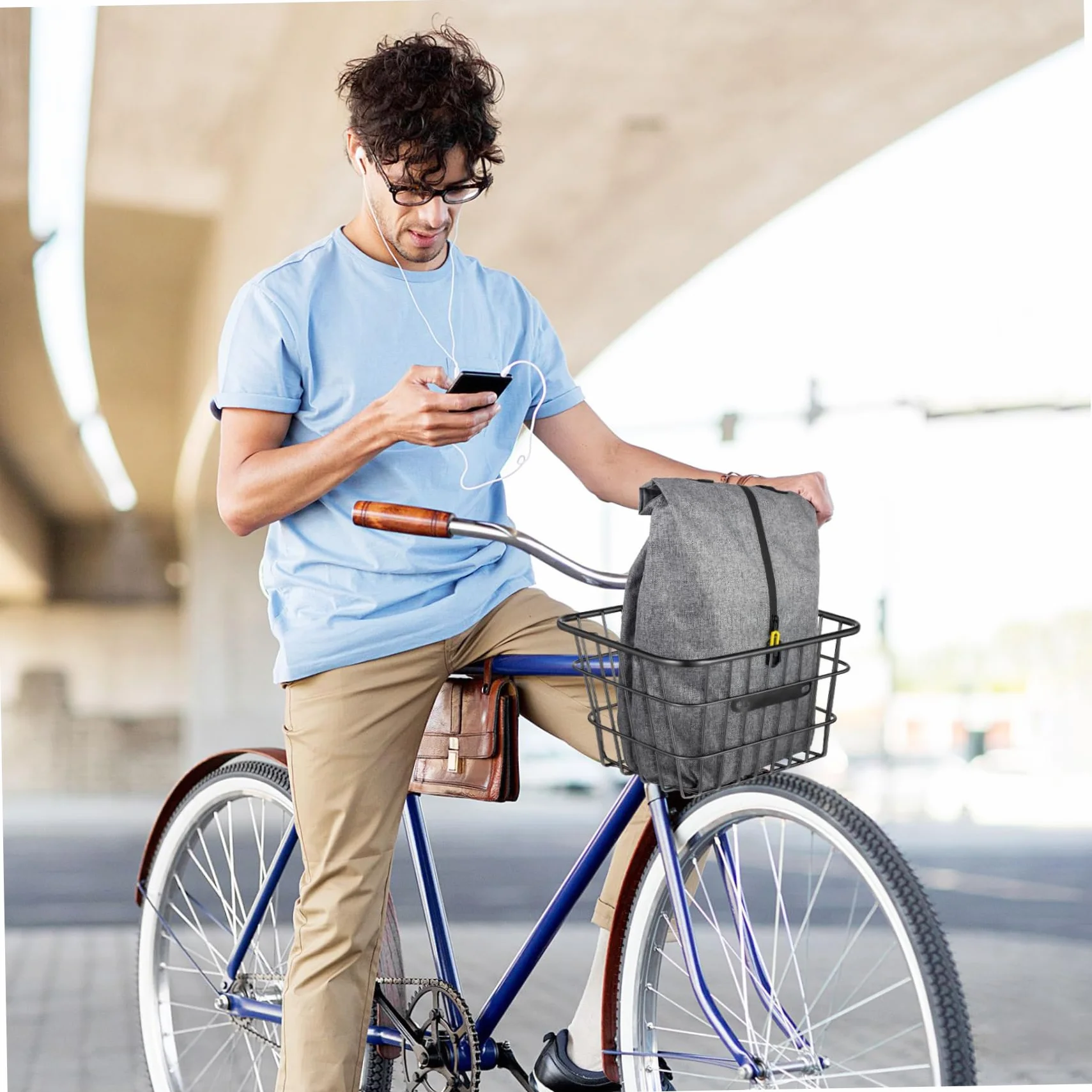 Panier de vélo métal lourd avant arrière