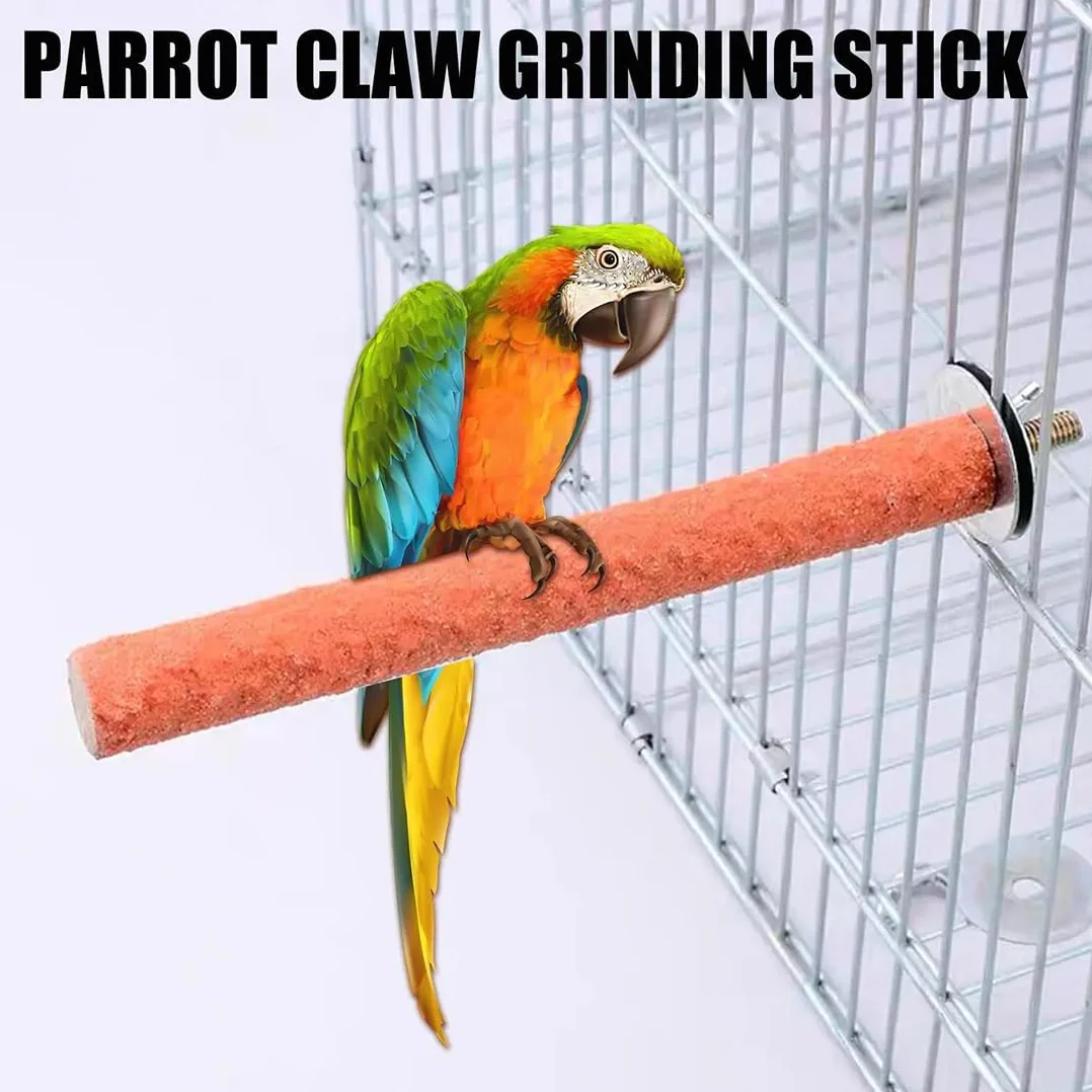 Perchoirs pour Cages à Oiseaux, Perroquet Cage Perche, bâtons Support Bois pour Perruches Canaries