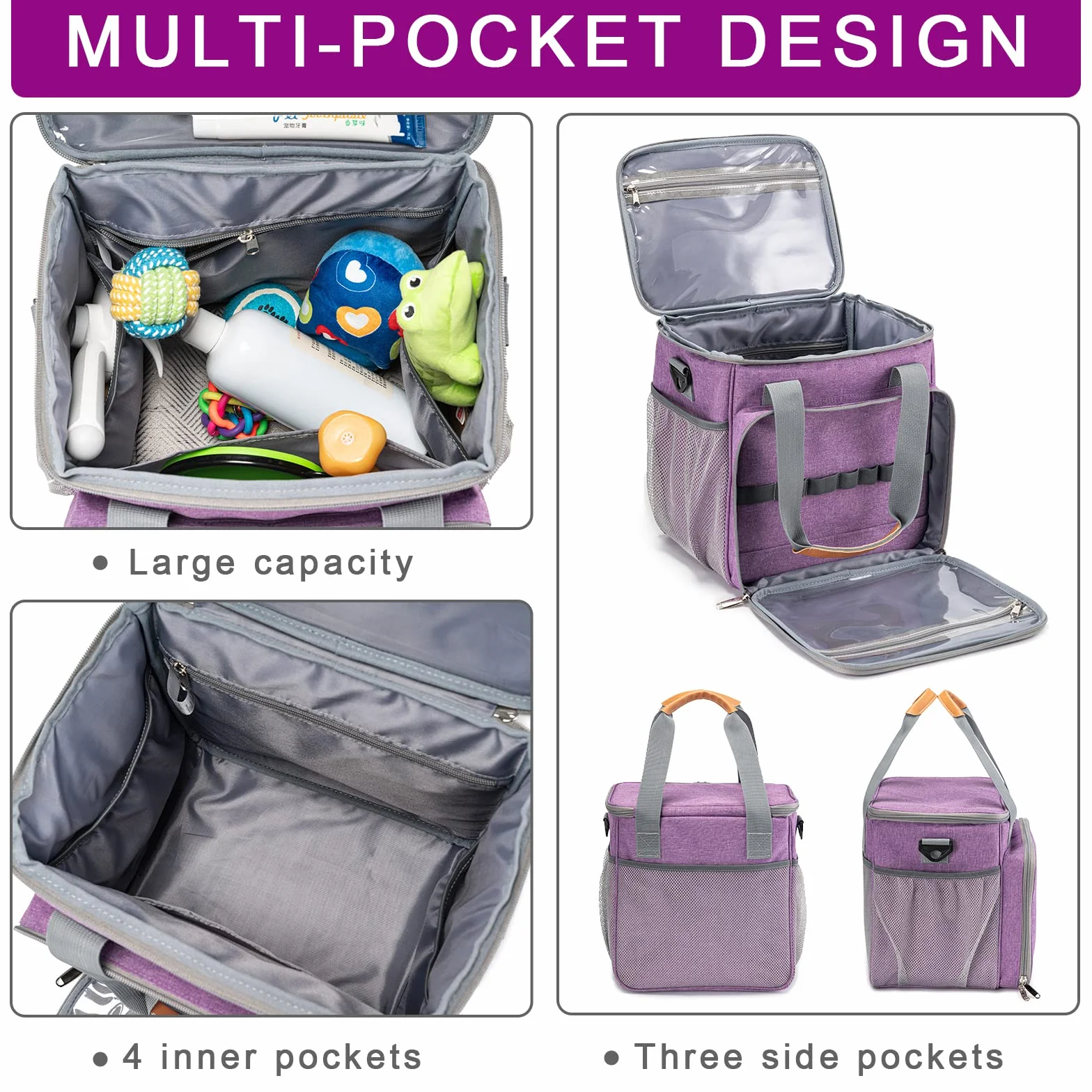 Sac de toilettage pour animaux de compagnie chien transport accessoires