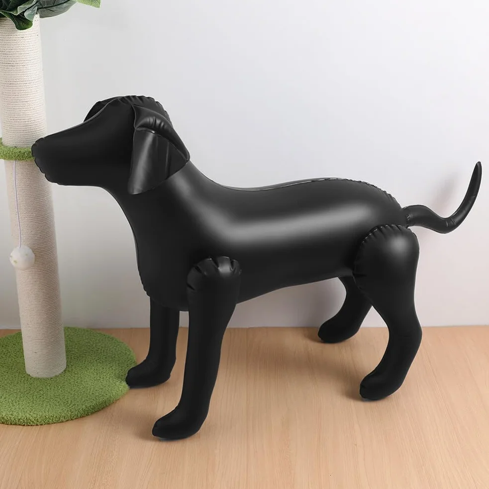 Happyyami Lot De 2 Mannequins Gonflables pour Chiens Debout 31.50x22.05x11.42 Pouces Présentoir Vêtements Animalerie