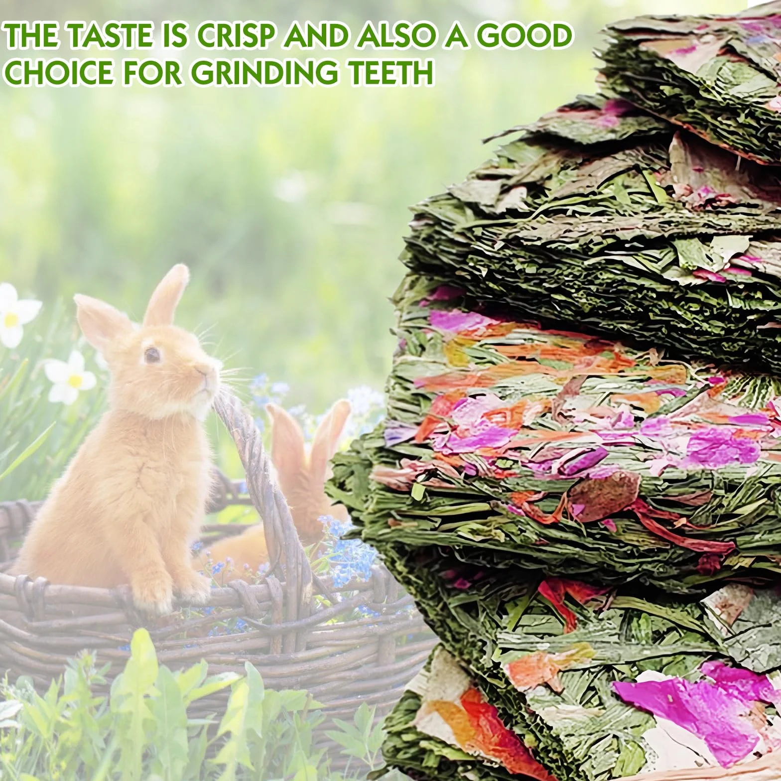 Timothy Lot de 15 friandises naturelles à mâcher pour lapin, chinchilla, hamster