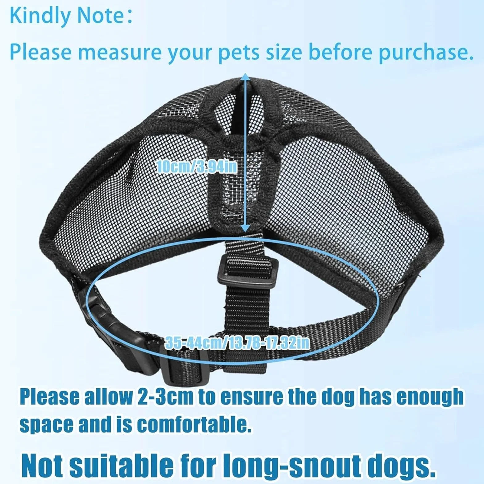 Réglable Muselière Chien Respirant Masque Plate Museliere Petit Chiens Court, Anti Morsure Mastication Aboiement pour Bouledogue Français Shih Tzu Et Carlin