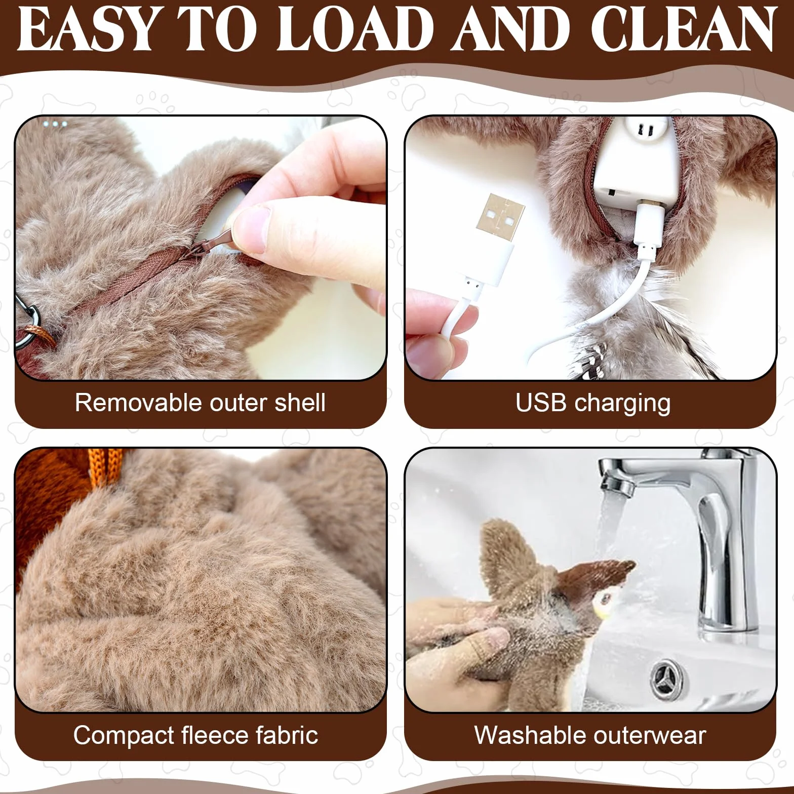 Oiseau Volant Chat Jouet Interactif Ailes Battantes Rechargeable Lavable Intérieur Chaton Adulte
