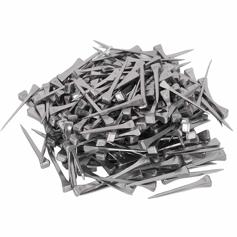 Nikou Clous en fer à cheval - 250Pcs Acier E4 Stable Horseshoe Nail Cheval Outil Équipement Accessoires 4.8CM Facile à utiliser