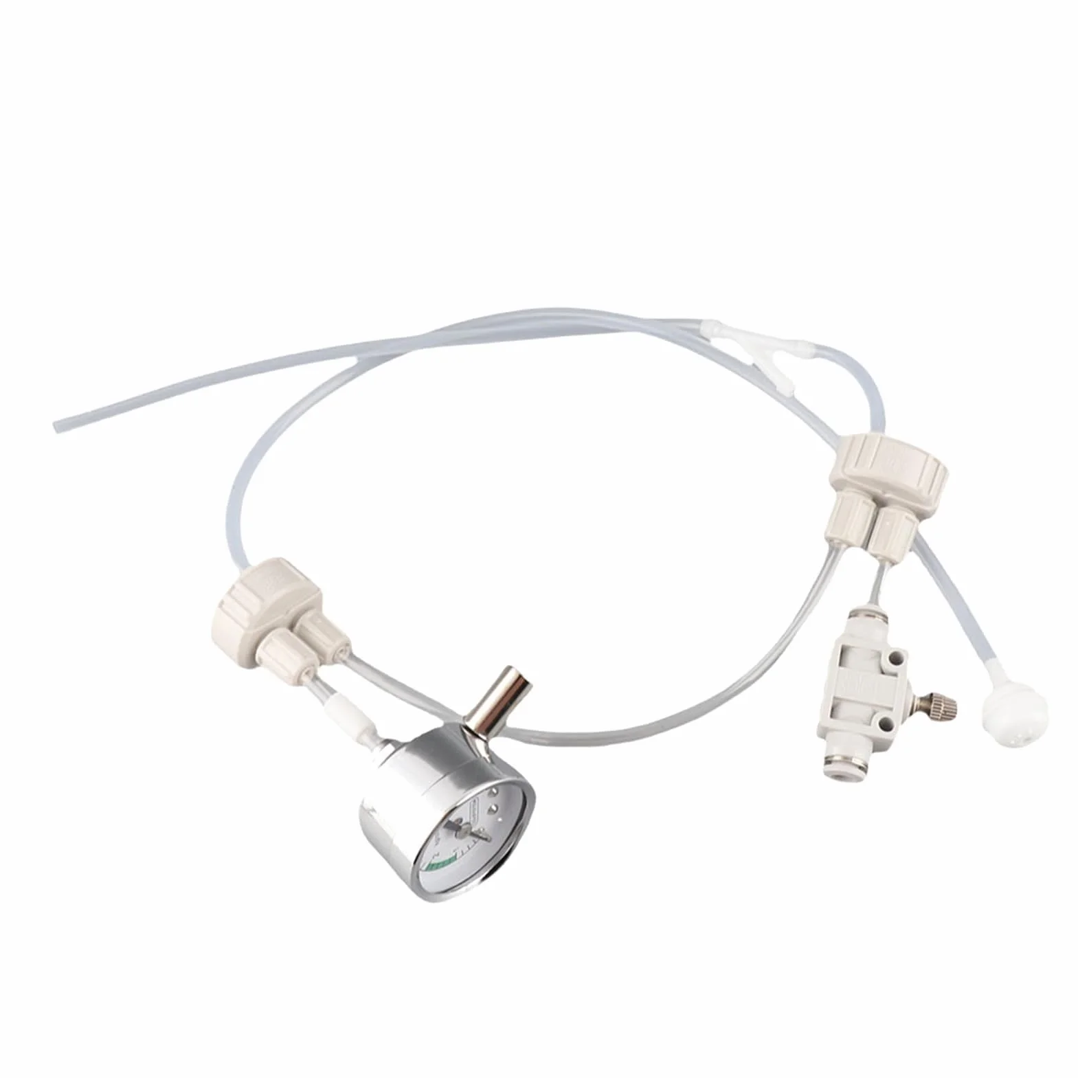 Kit Système Générateur CO2 avec Manomètre DIY Aquarium Plante Bouchon Bouteille Valve Tube Pro