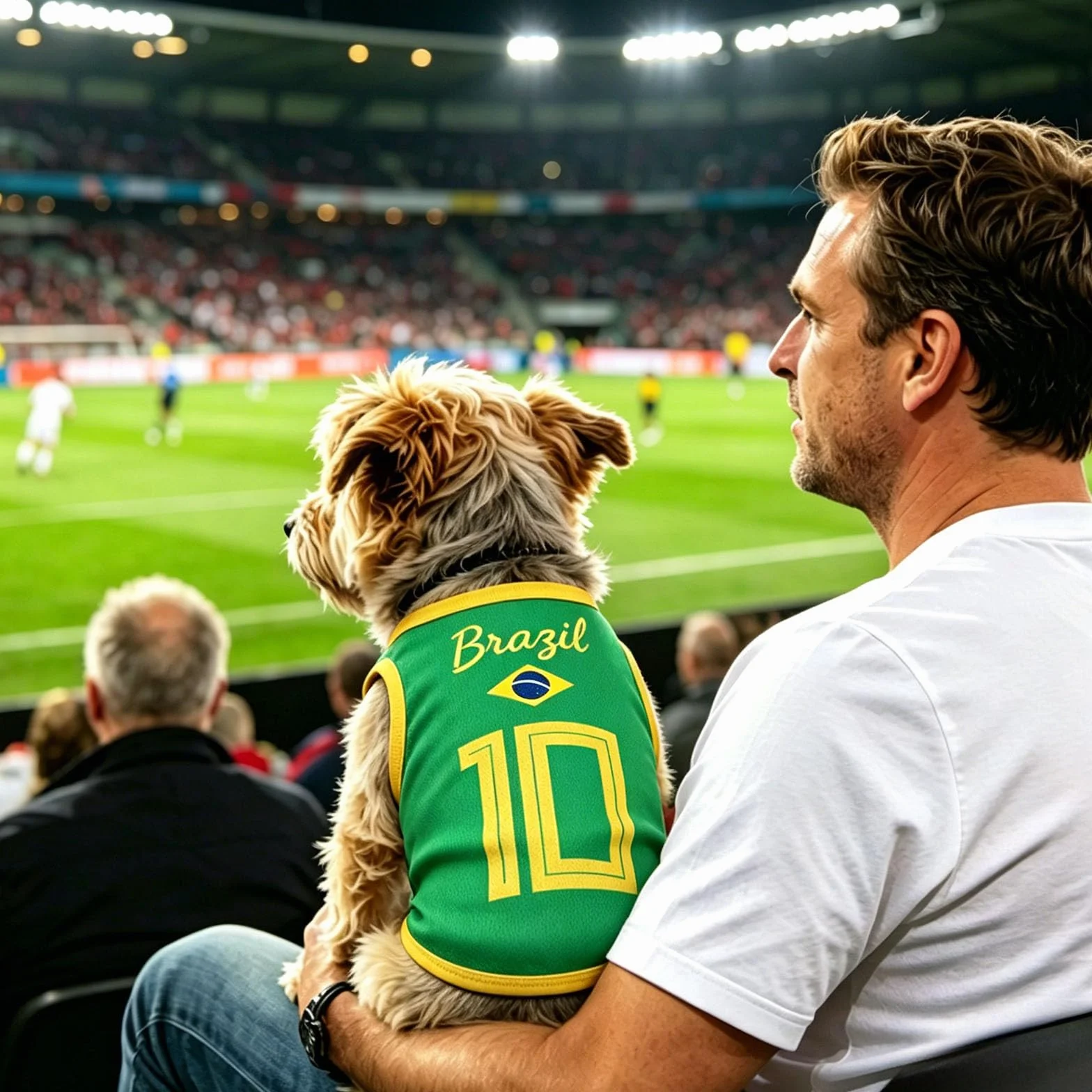 Maillot de Foot pour Chien, Sans Manches, Thème National, T Shirt pour Petit Moyen Grand Chiens, Football Supporters