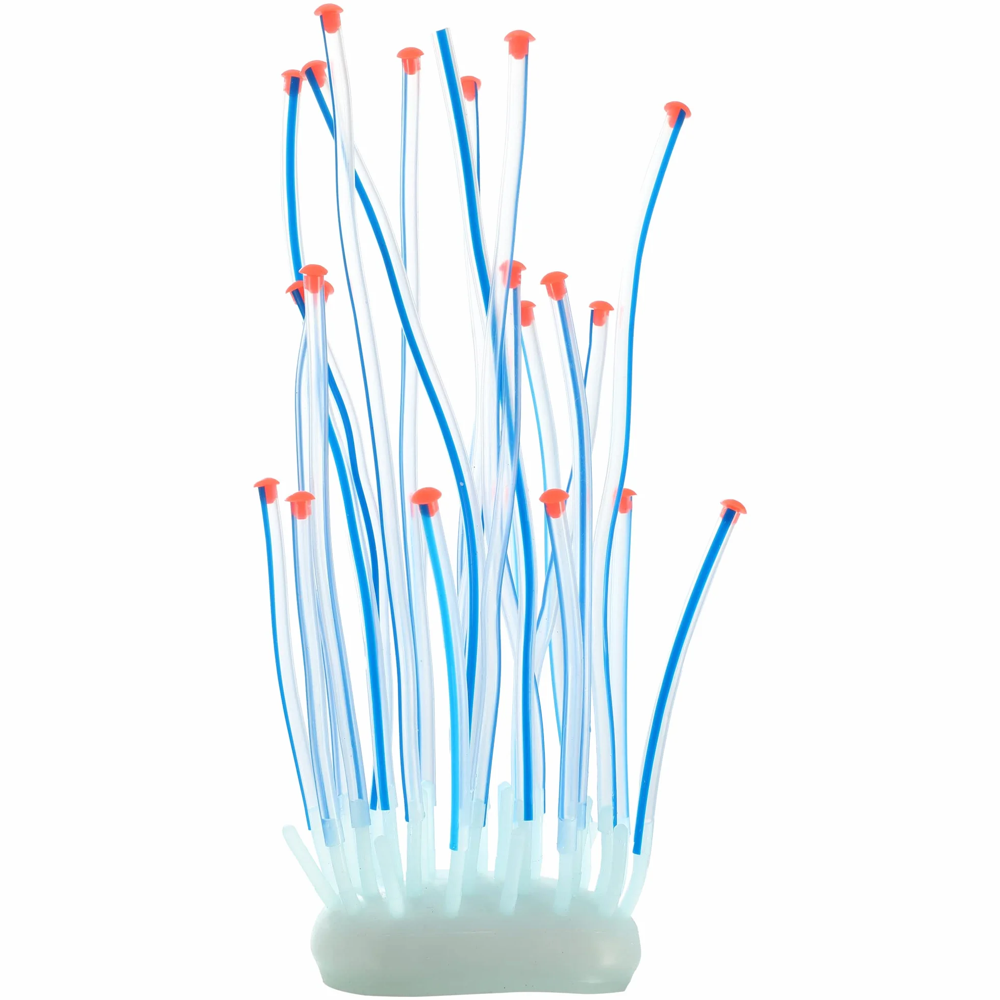 VOCOSTE Aquarium Simulation Corail Mer Oursins Silicone Décoration Bleu