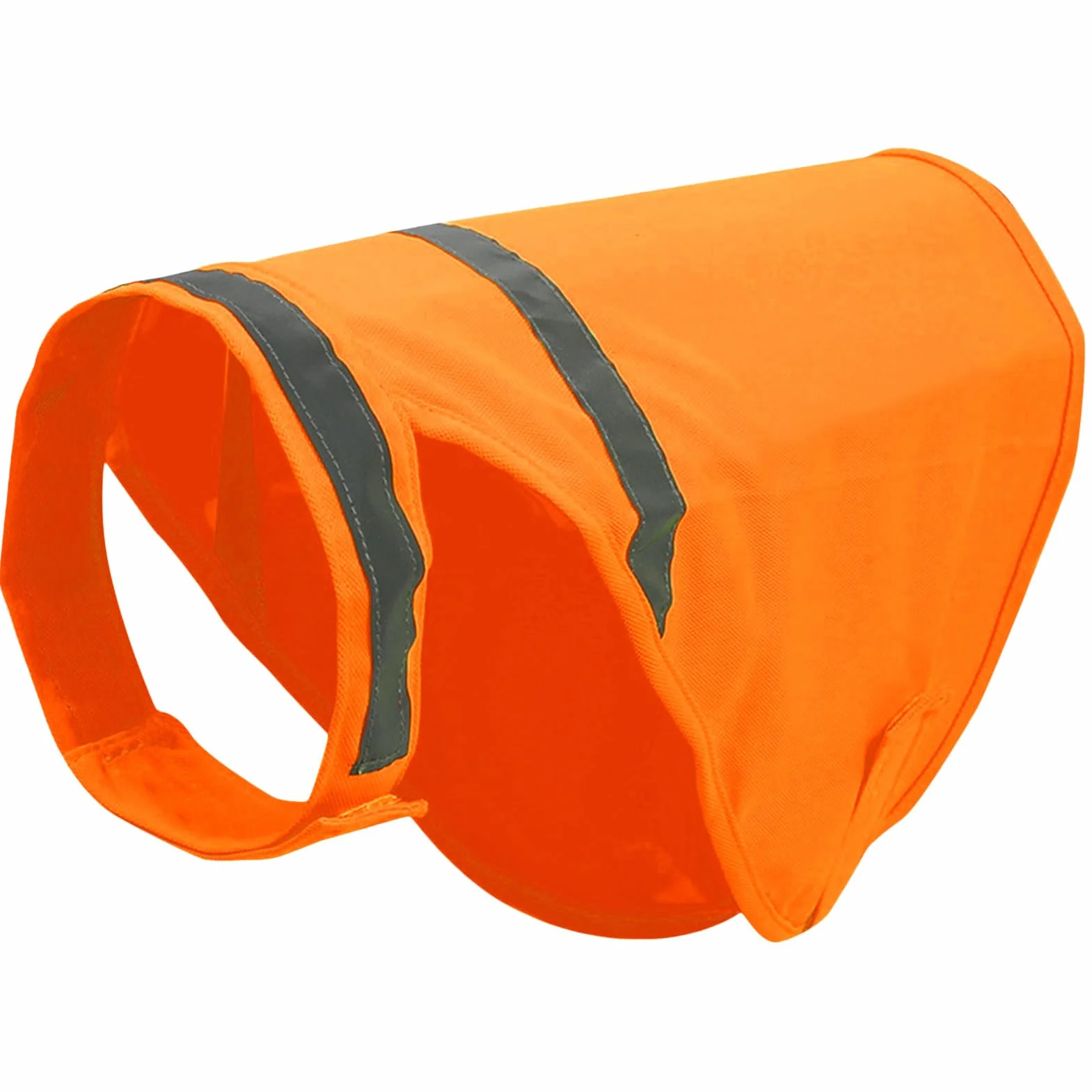 Gilet de sécurité pour Chien Orange Fluorescent Réfléchissant Respirant