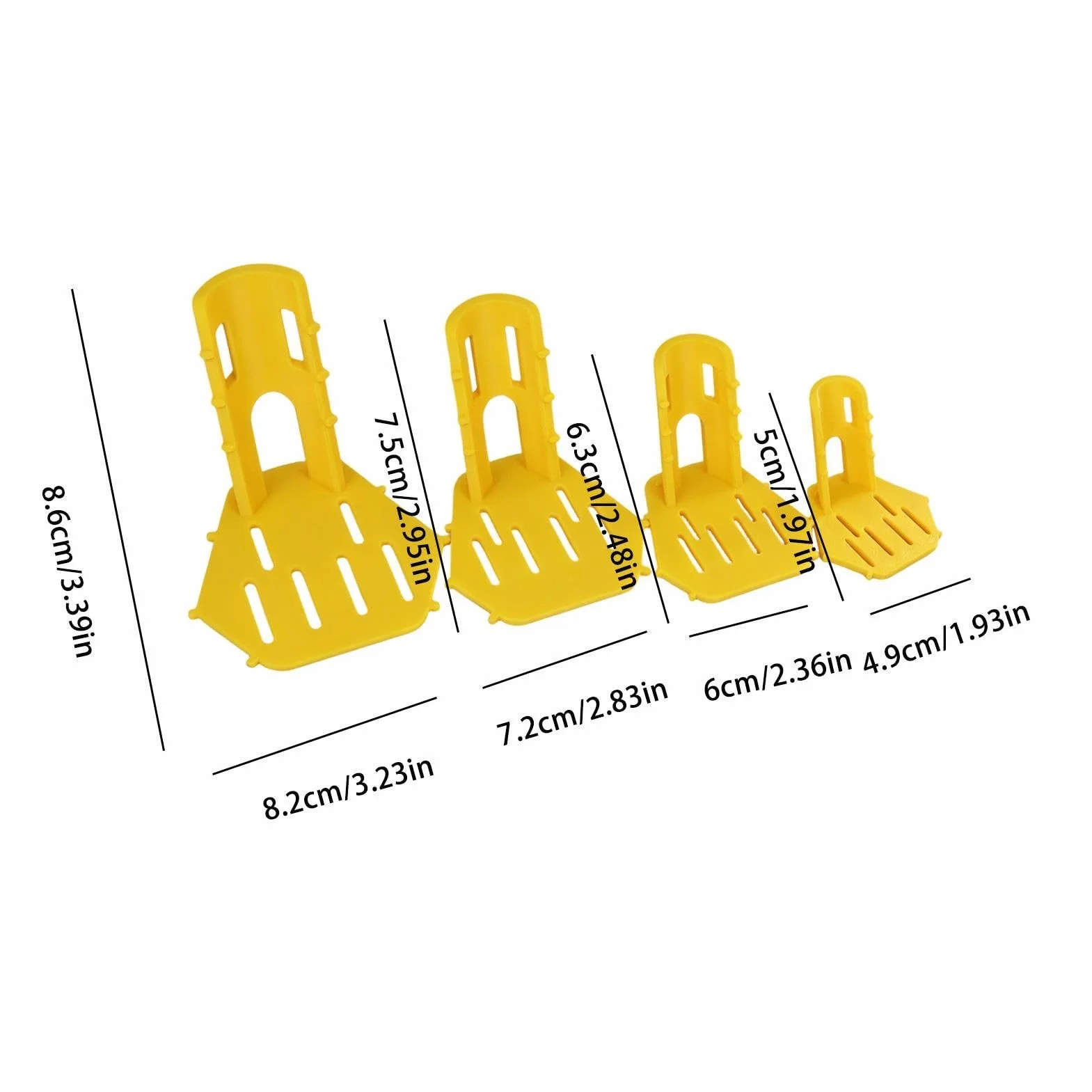 Ensemble d'attelles de jambe de volaille – Orthèse confortable réutilisable en ABS pour pattes de poulet et canard
