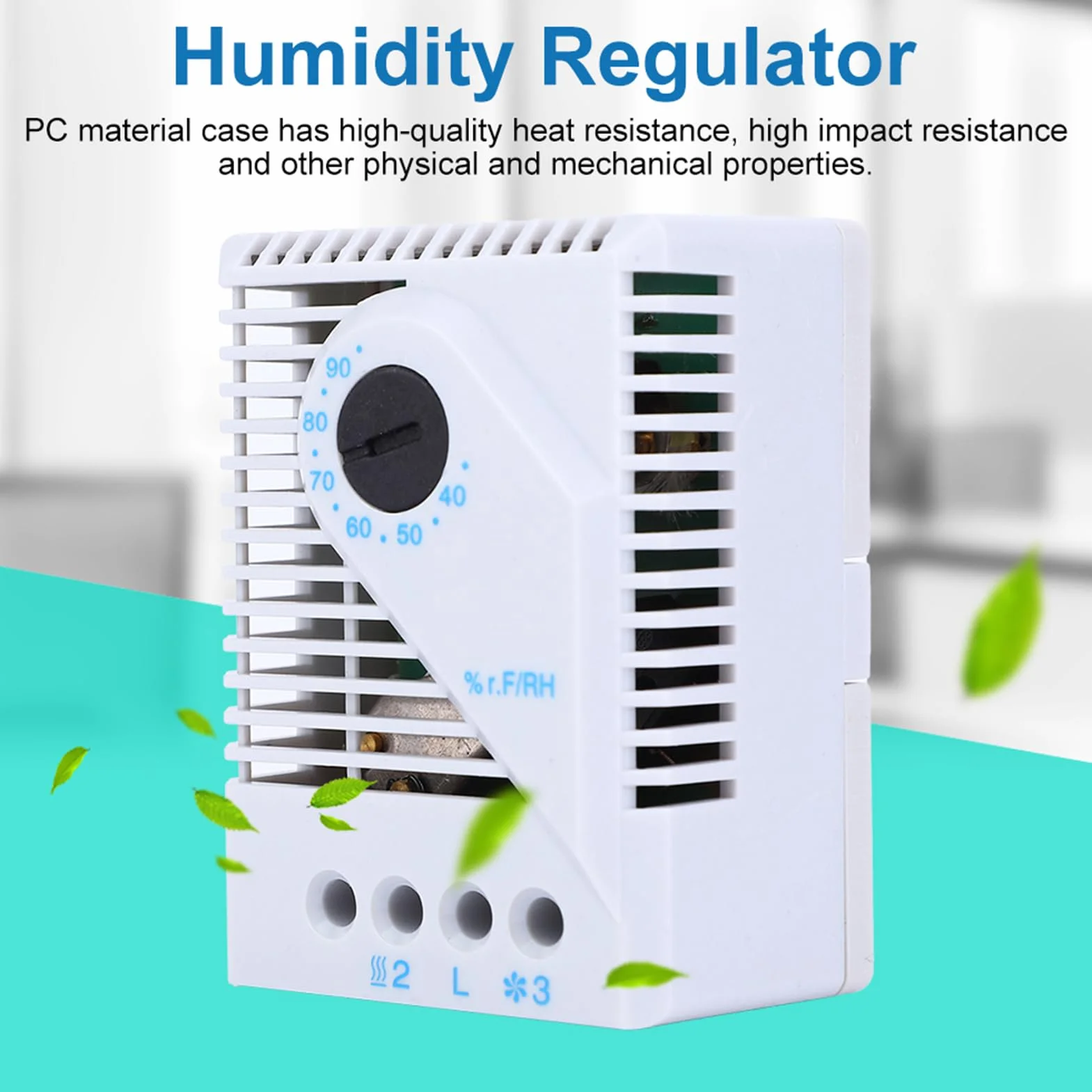 Contrôleur d'humidité MFR012 Haute Précision - Hygrostat Électronique pour Incubateurs de Conteneurs avec Affichage LCD et Capteur Intégré Idéal pour Élevage et Laboratoire