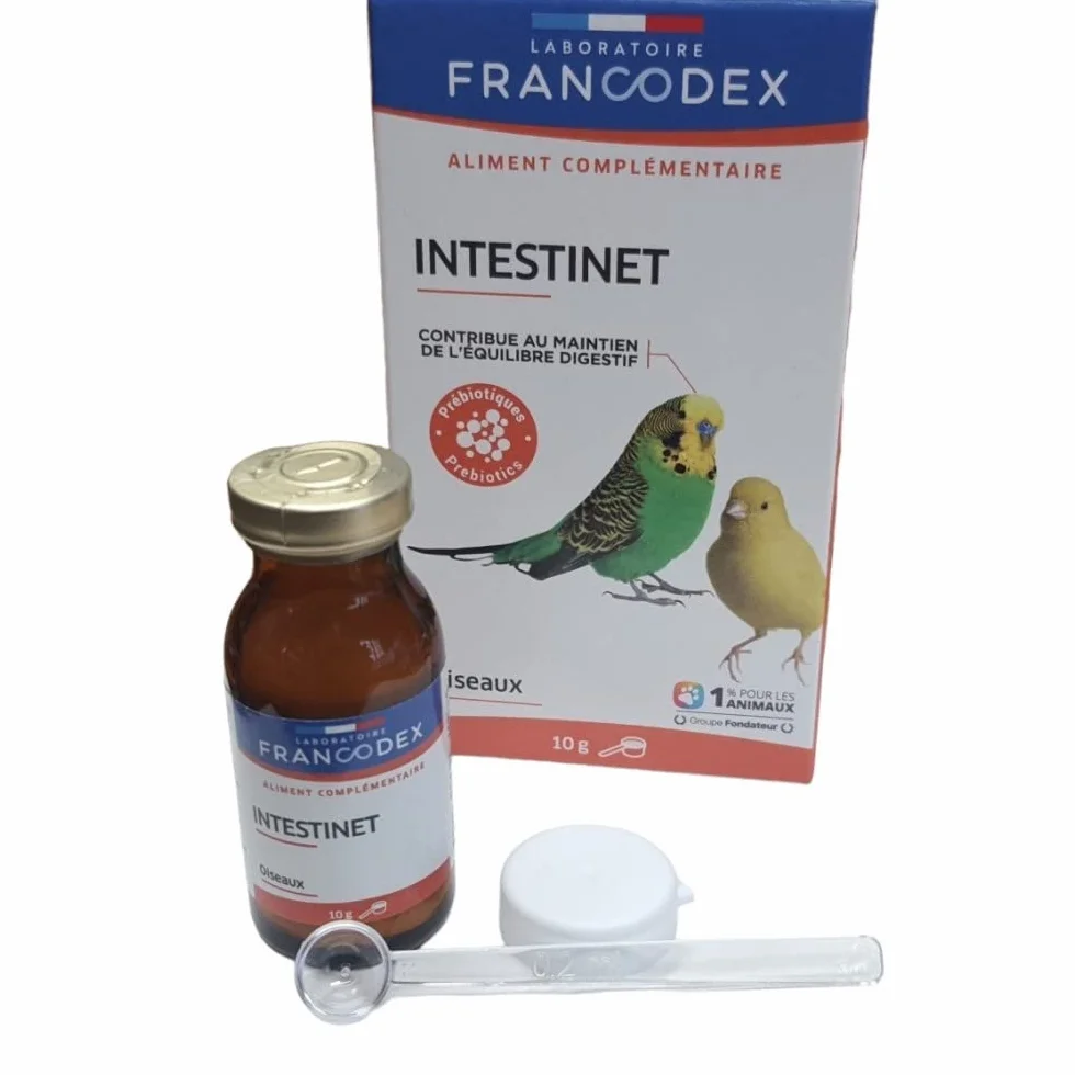 Francodex Intestinet 10 g pour Oiseaux équilibre digestif