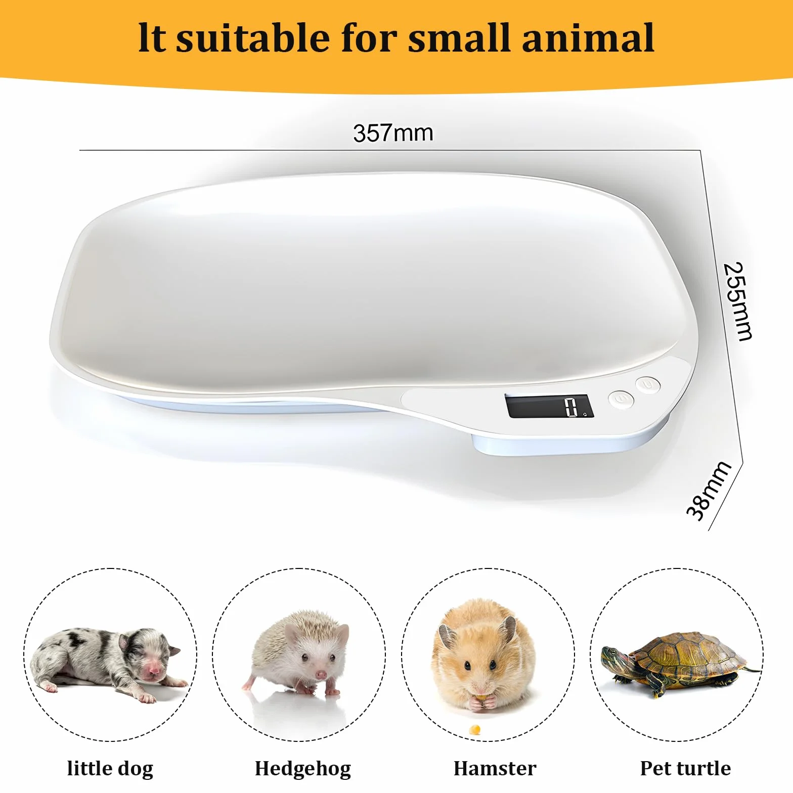 Balance Chat 15kg/1g - Mini Balance Numérique pour Petit Animal avec 3 Modes de Pesée (kg/oz/lb) et Écran LCD