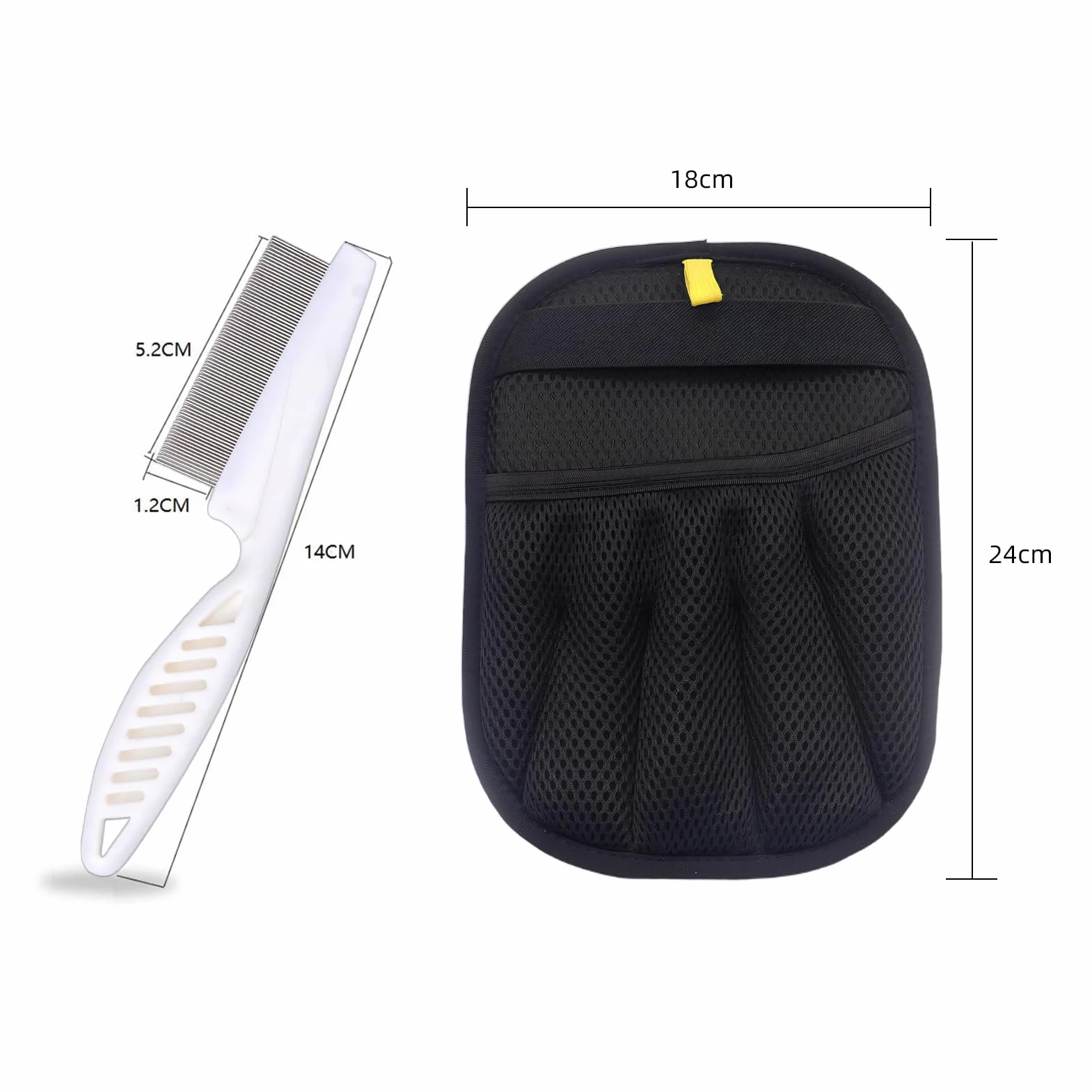 Gant Anti Poils Animaux Double Face Réutilisable pour Chien Chat Meubles Vêtements Canapé Auto