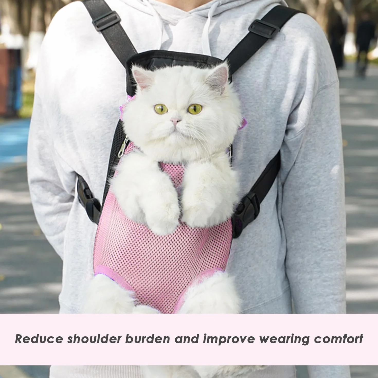 Sac À Dos pour Animaux De Compagnie 1 Pièce Portable Réglable