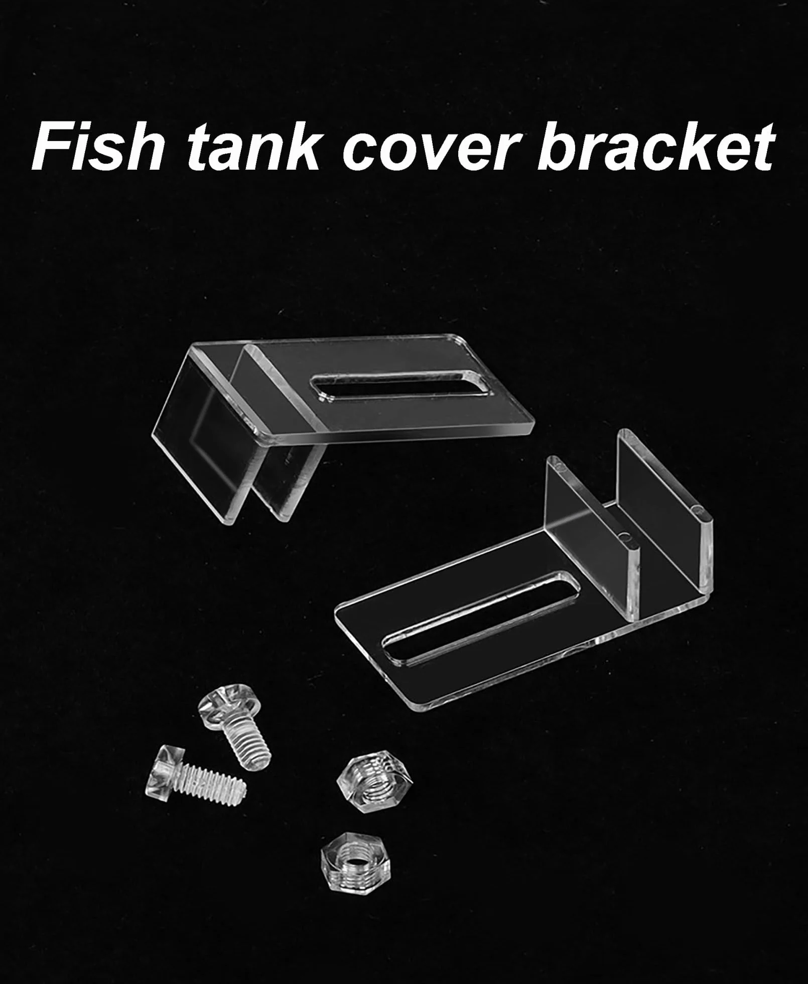 Clips de Couvercle d'aquarium 6/10 pièces Supports en Acrylique 4mm 10pcs