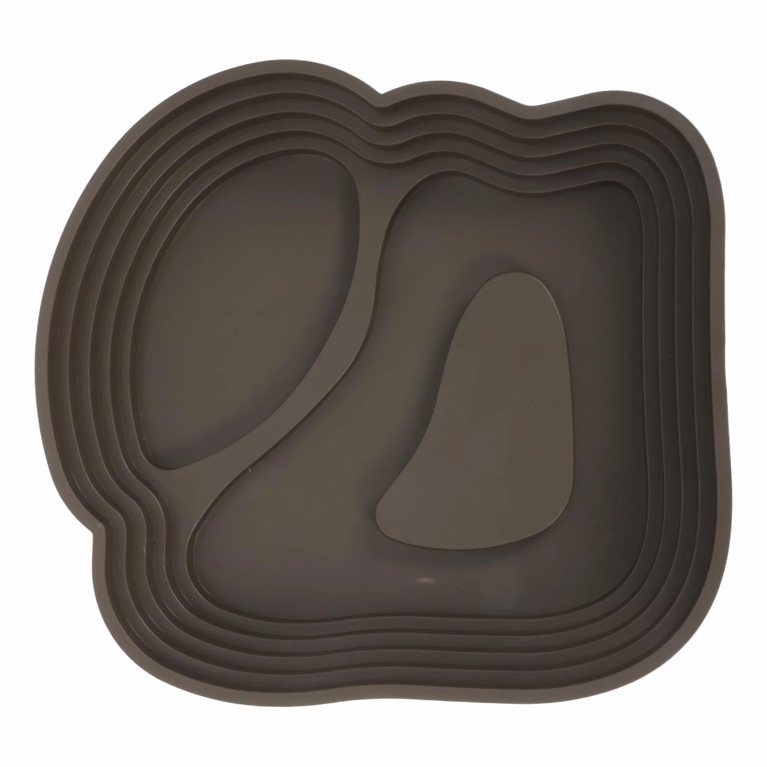 Veemoon Gamelle pour Tortues et Reptiles 24 Cm Grand Bol D’Eau Marron Foncé Double Usage Bain et Nourrissage avec Rebord Anti-éclaboussures pour Terrarium et Habitat Terrestre