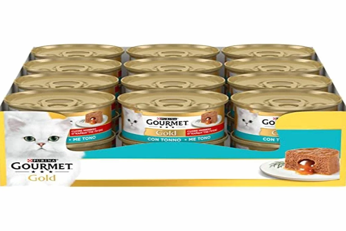 Purina Gourmet Gold Coeur Doux Humide Chat avec Thon 24 x 85 g