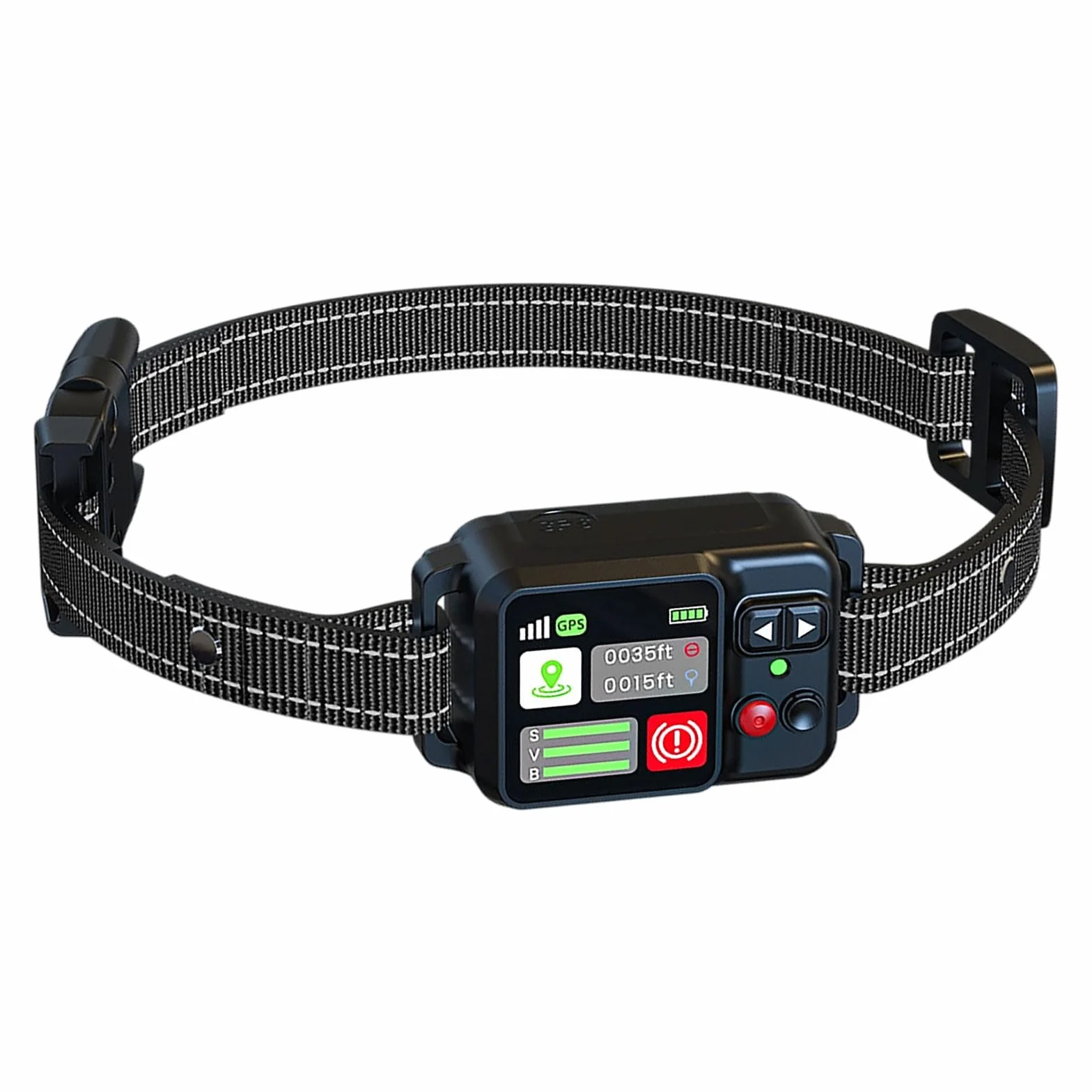 Clôture pour chien sans fil avec collier jusqu'à 2000 m noir