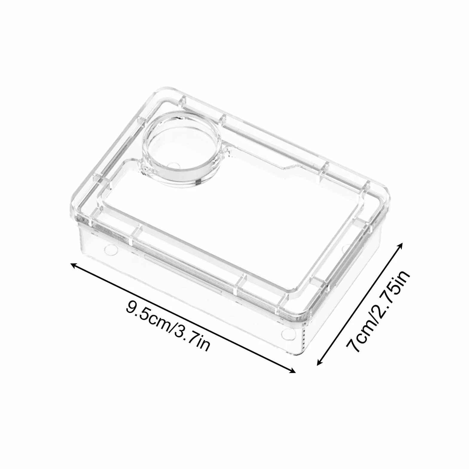 Gamelle pour Reptiles Anti-Fuite avec Compartiment Transparent pour Lézards, Iguanes, Caméléons