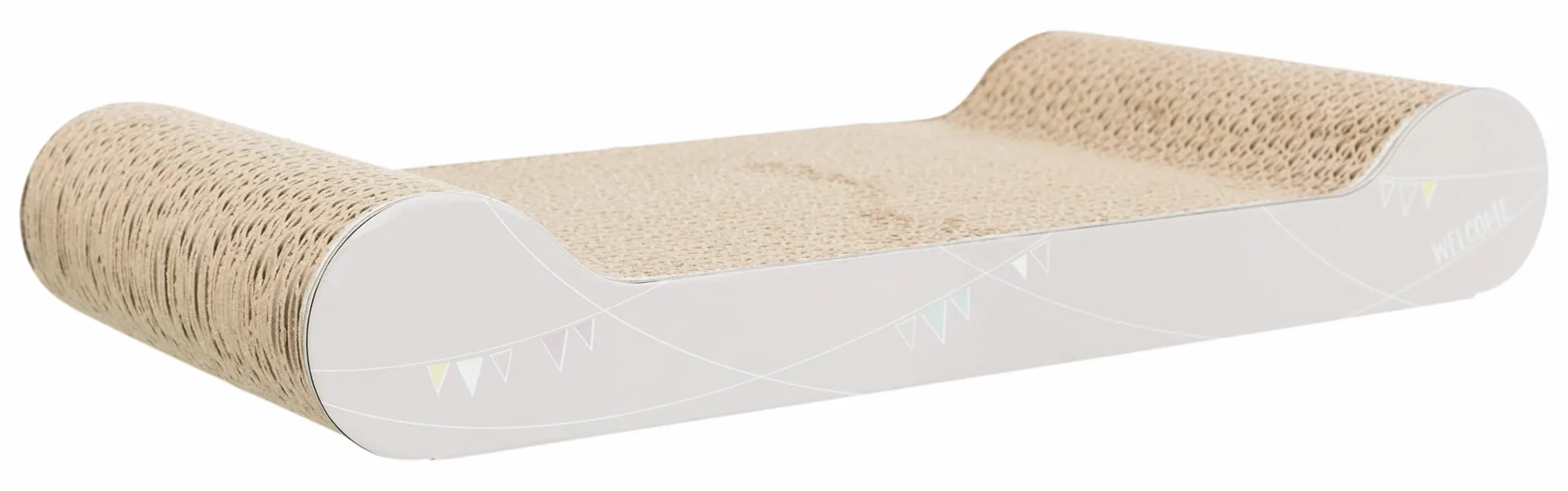 Junior Plateau griffoir - TRIXIE - 38 x 6 x 18 cm - Gris clair