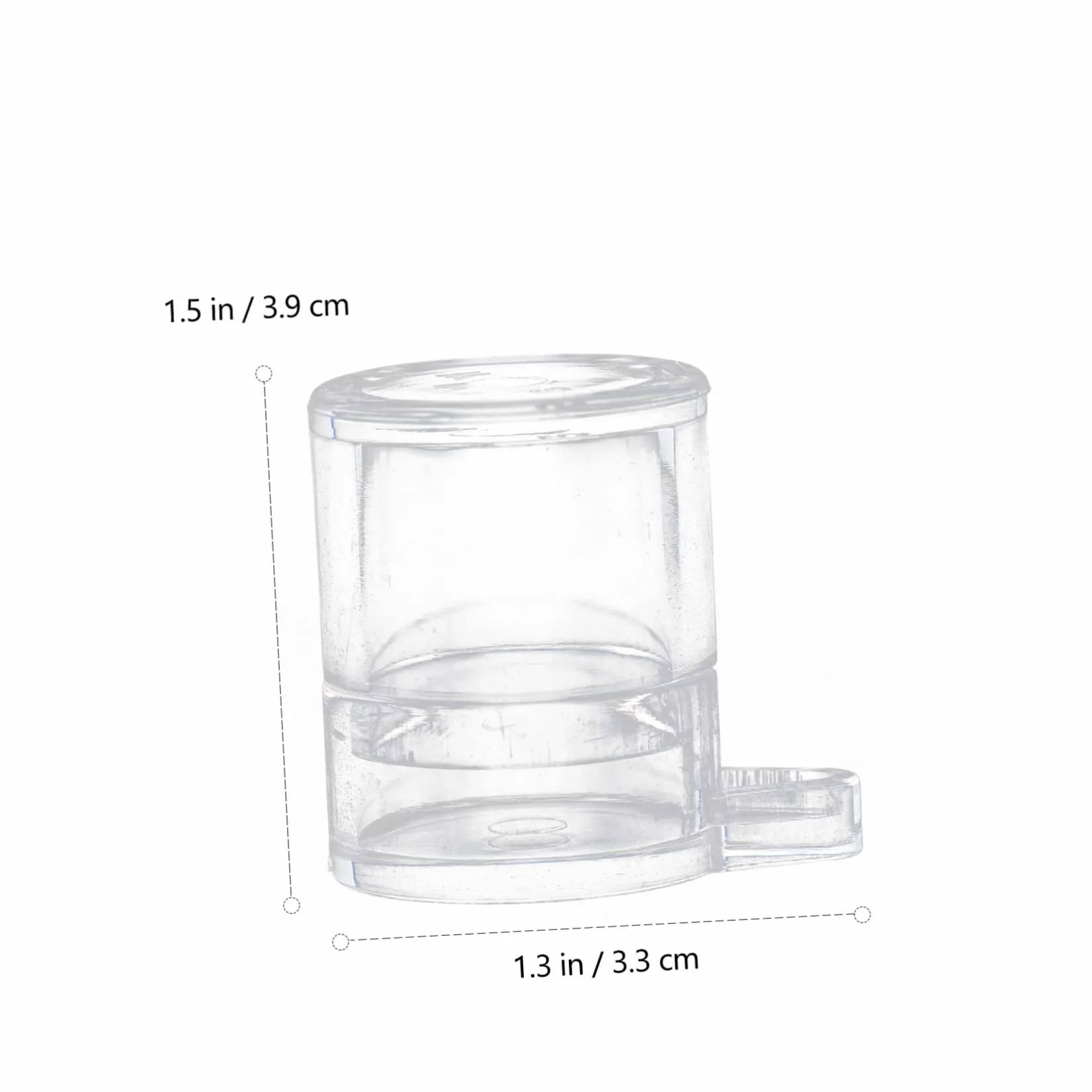 Gamelles à Eau pour Fourmis Acrylique Mangeoires Transparentes avec Port d'Alimentation Séparé