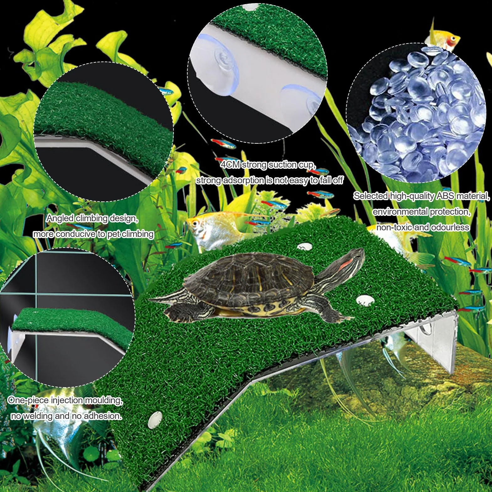 Plateforme Tortue Aquatique Sunbathing Platform pour Tortues Aquatiques