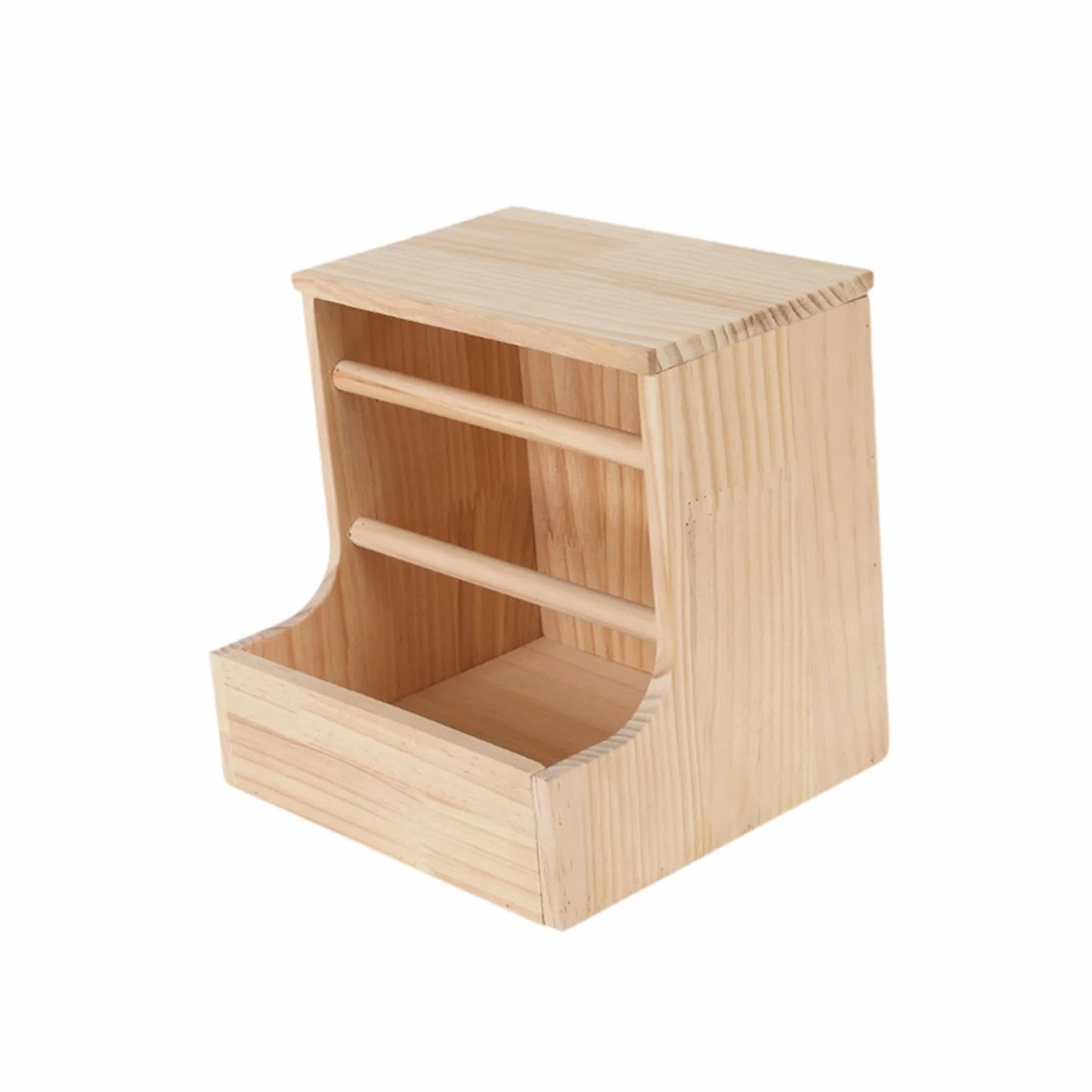MagiDeal Mangeoire à Foin en Bois pour Lapins, Râtelier à Foin 20x10x20cm