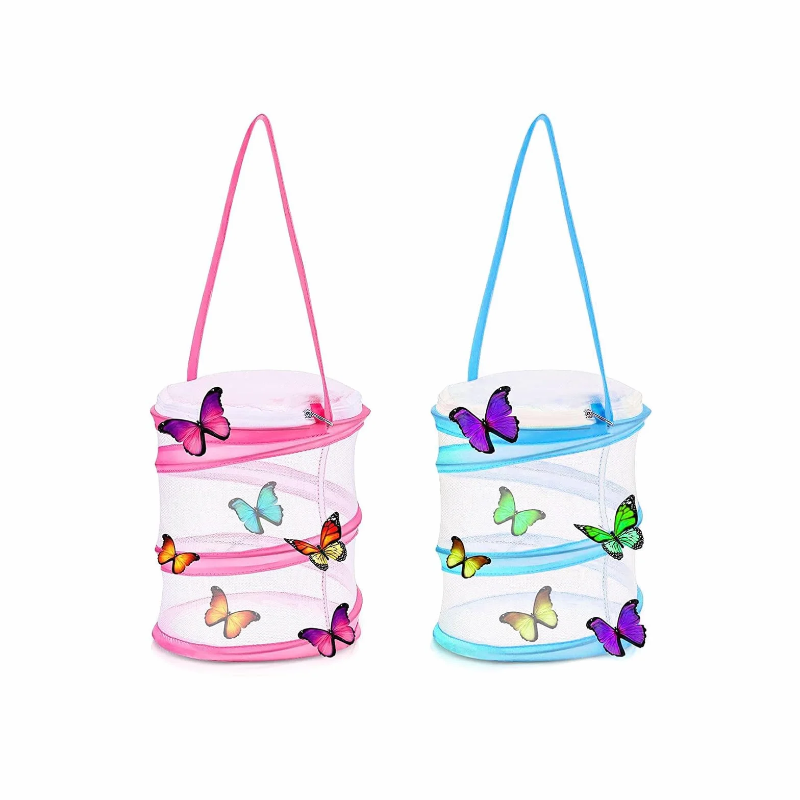 TAIZER Papillon Habitat Cage d'Insectes Pliable Portable Maille d'Élevage